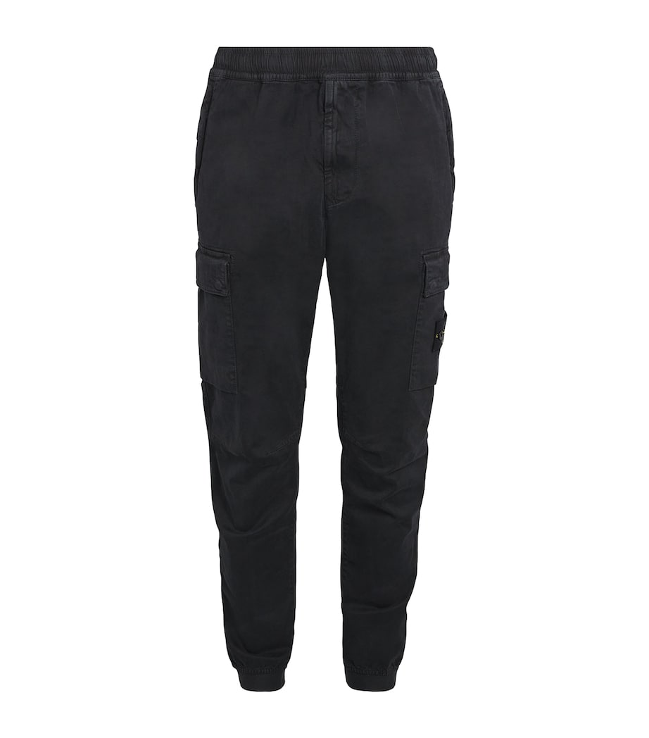 Stretch-Cotton Cargo Trousers V0129 Image 1