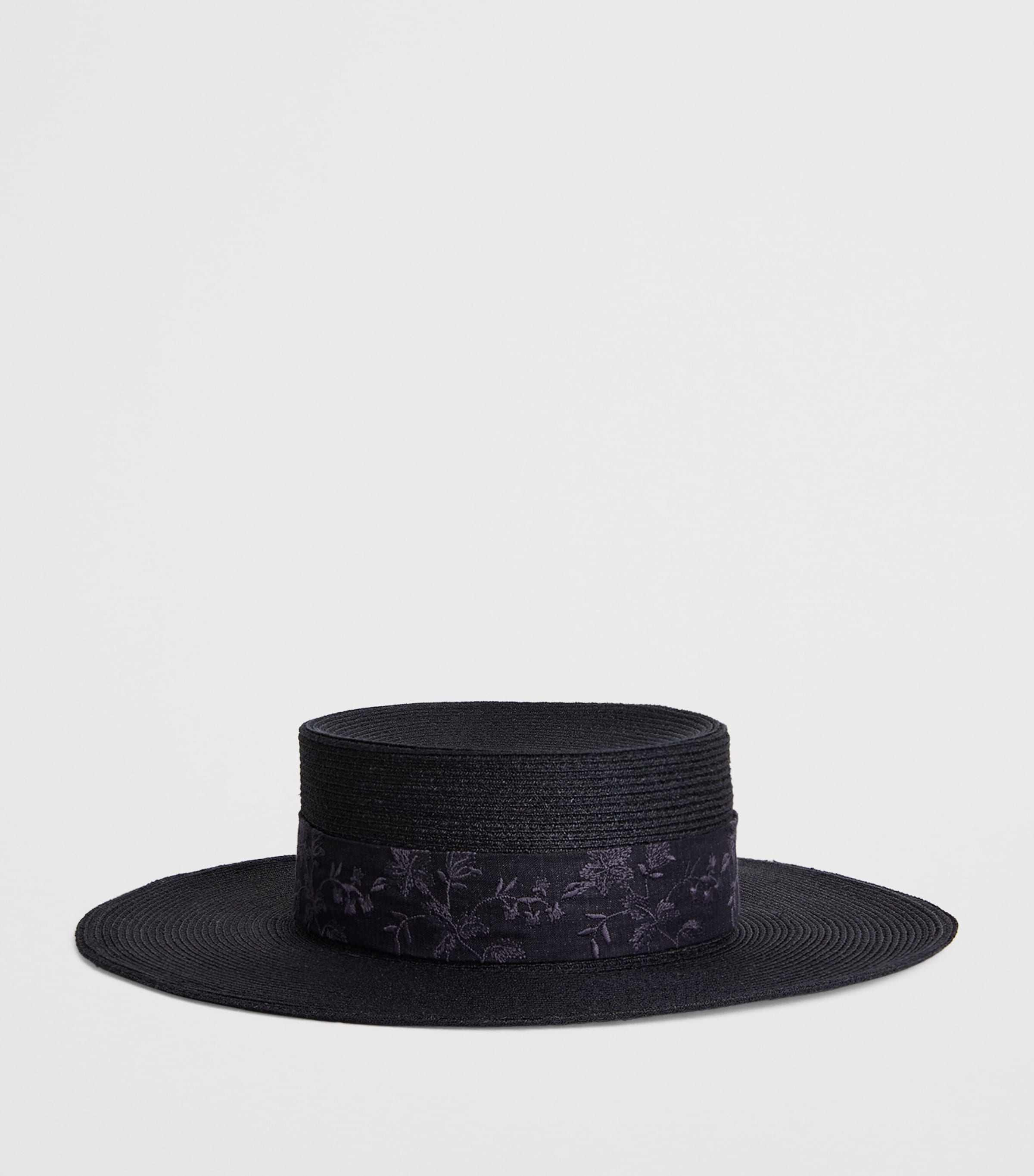 Linen Hat NERO Image 2