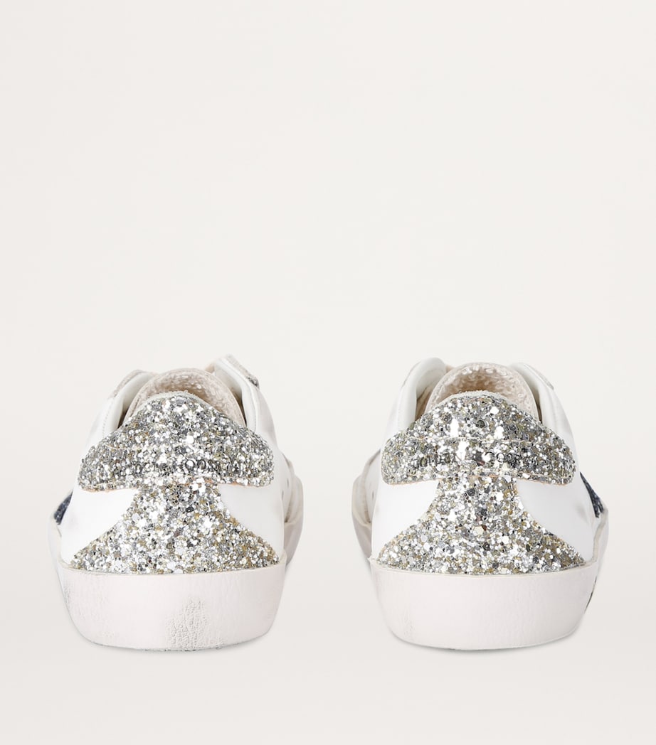 Leather Super-Star Sneakers WHITE/NAVY Image 2