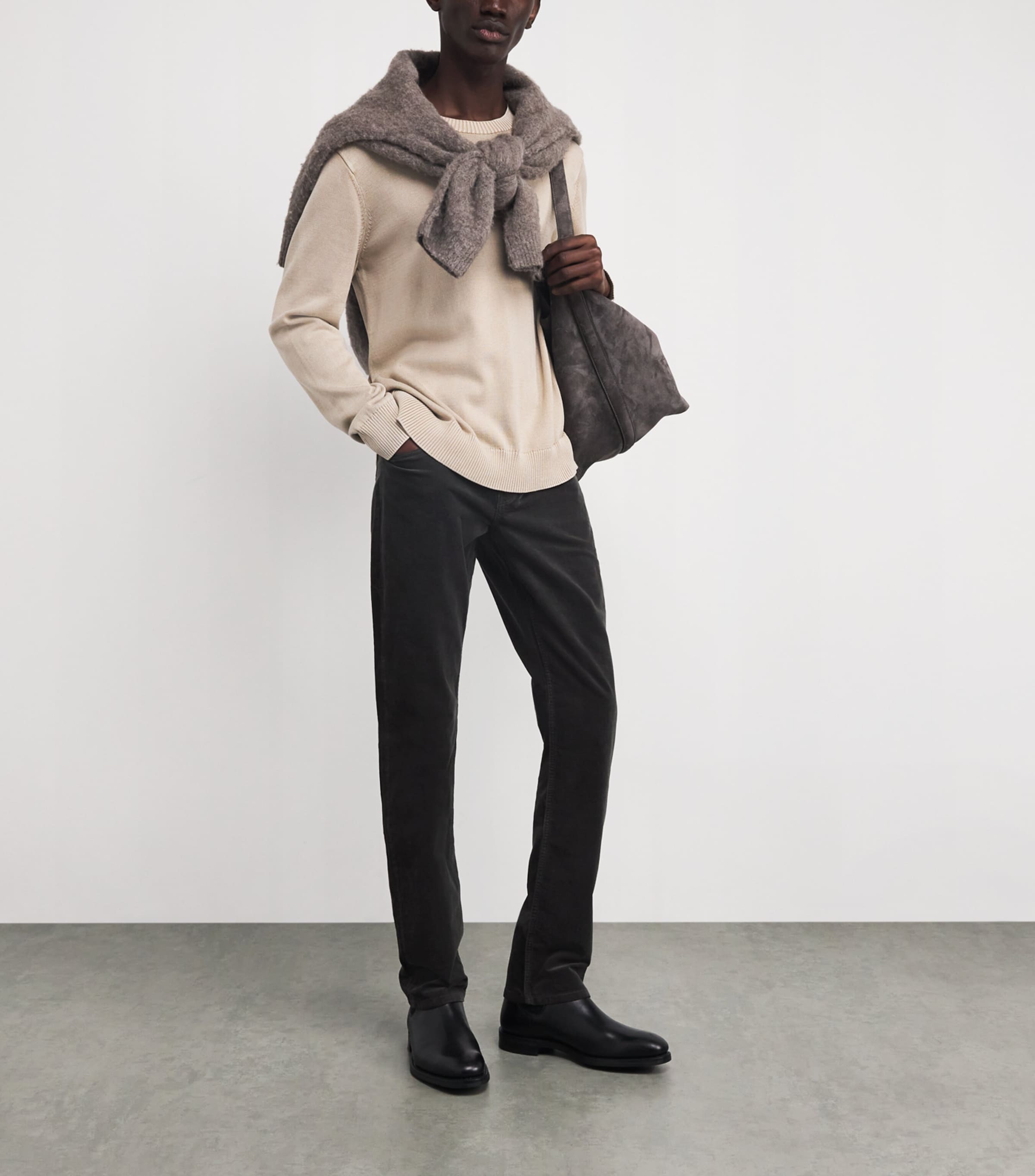 Corduroy Federal Slim-Straight Jeans DARK IRON CORDUROY Image 2