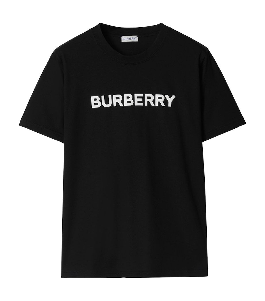 Cotton Logo T-Shirt BLACK Image 1