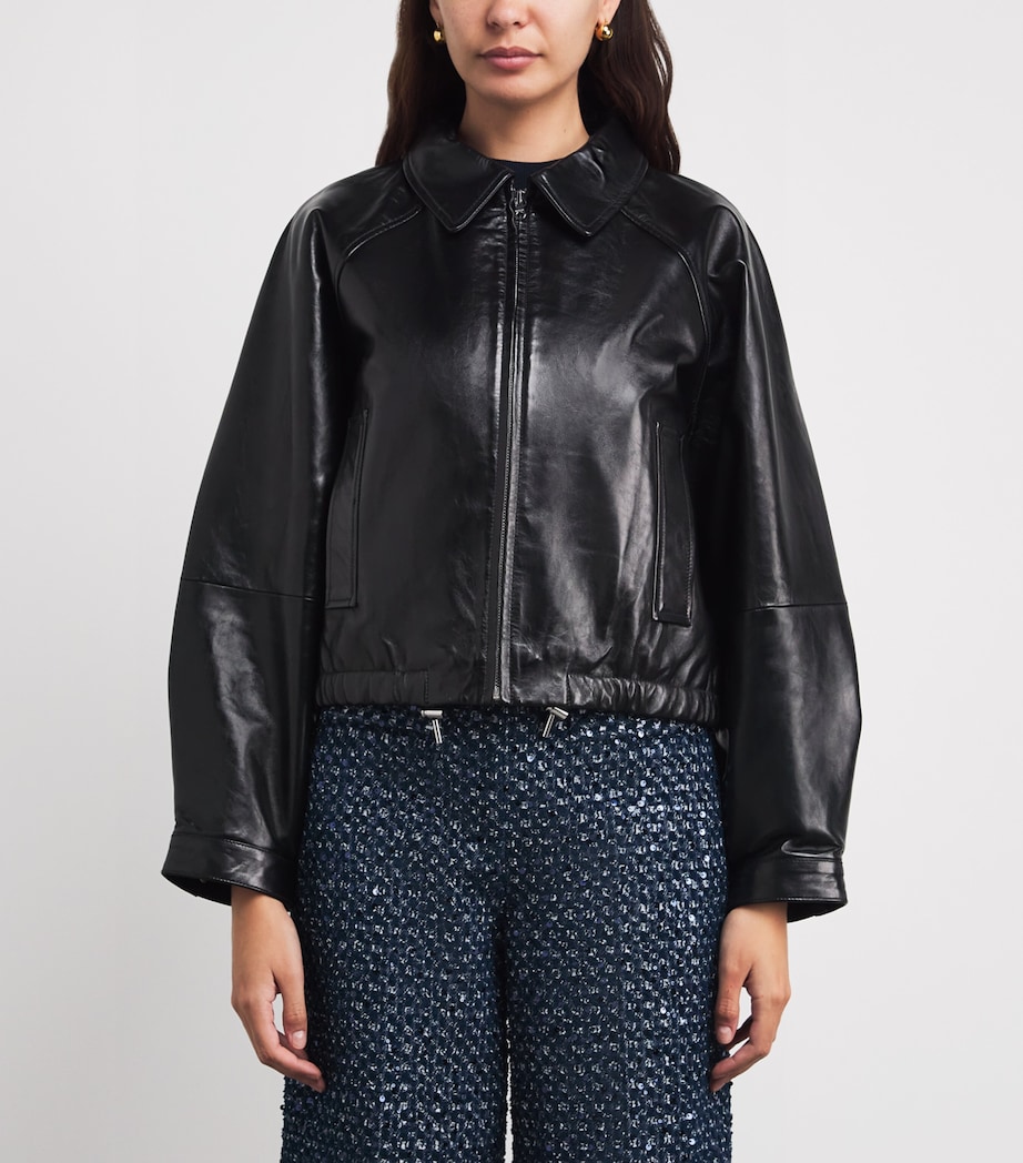 Leather Jacket BLACK Image 4