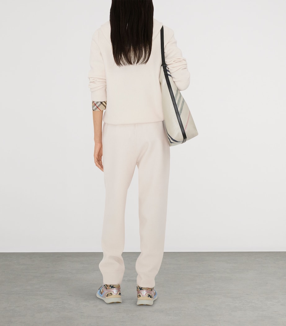 Cashmere-Blend Sweatpants CHALK Image 4