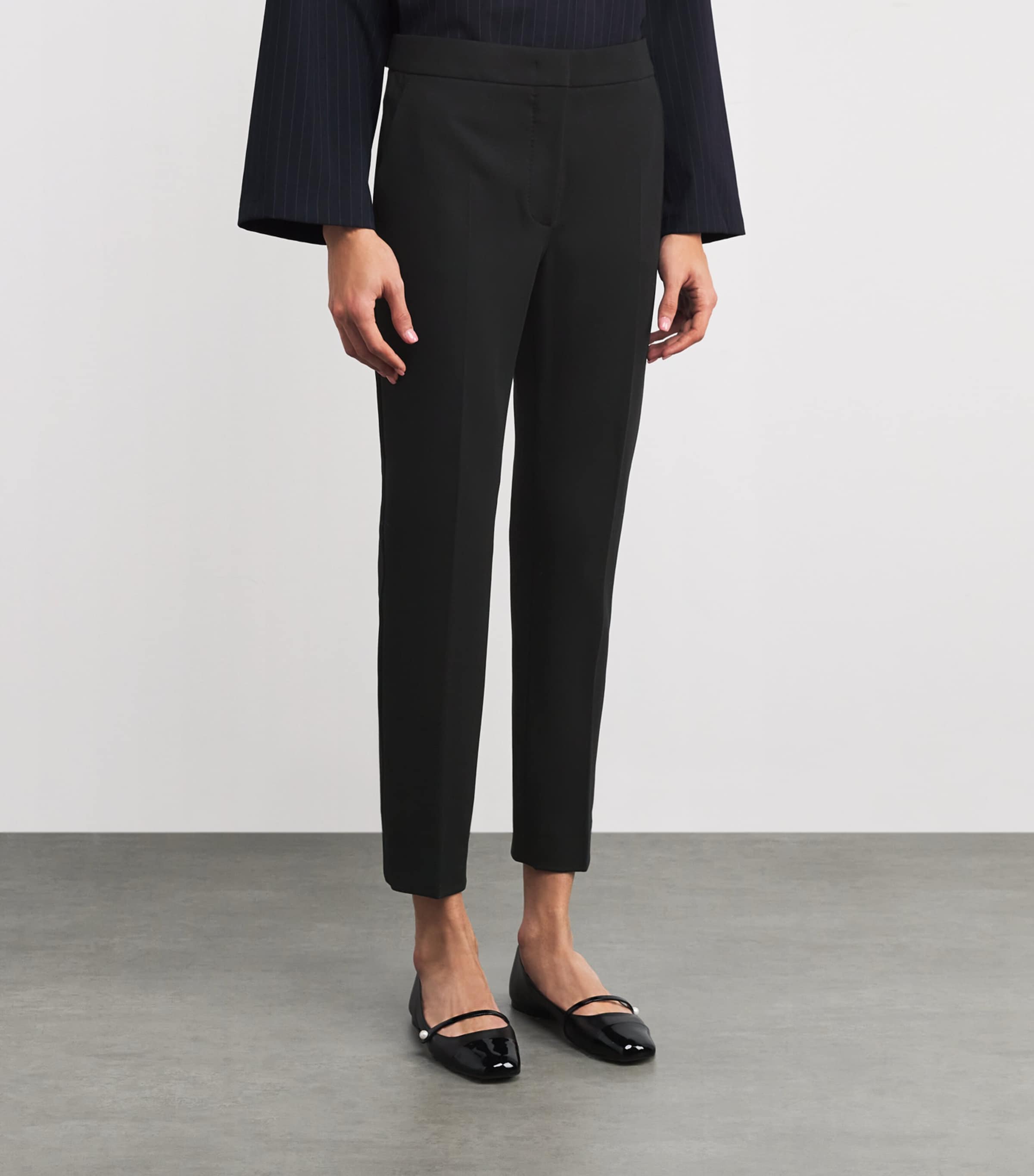 Jersey Suit Trousers BLACK Image 3