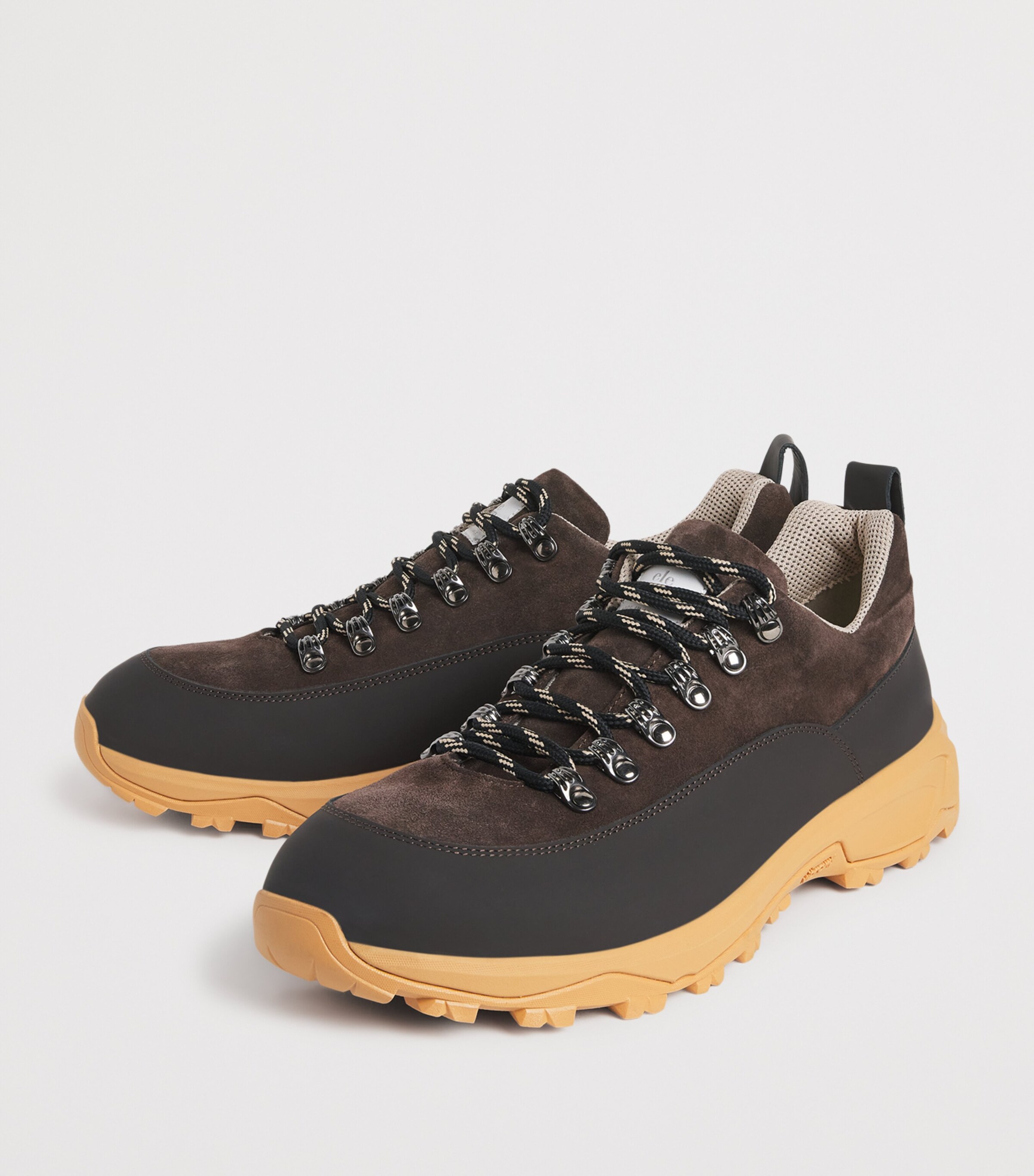 Leather-Suede Sneakers CACAO E CACAO Image 3