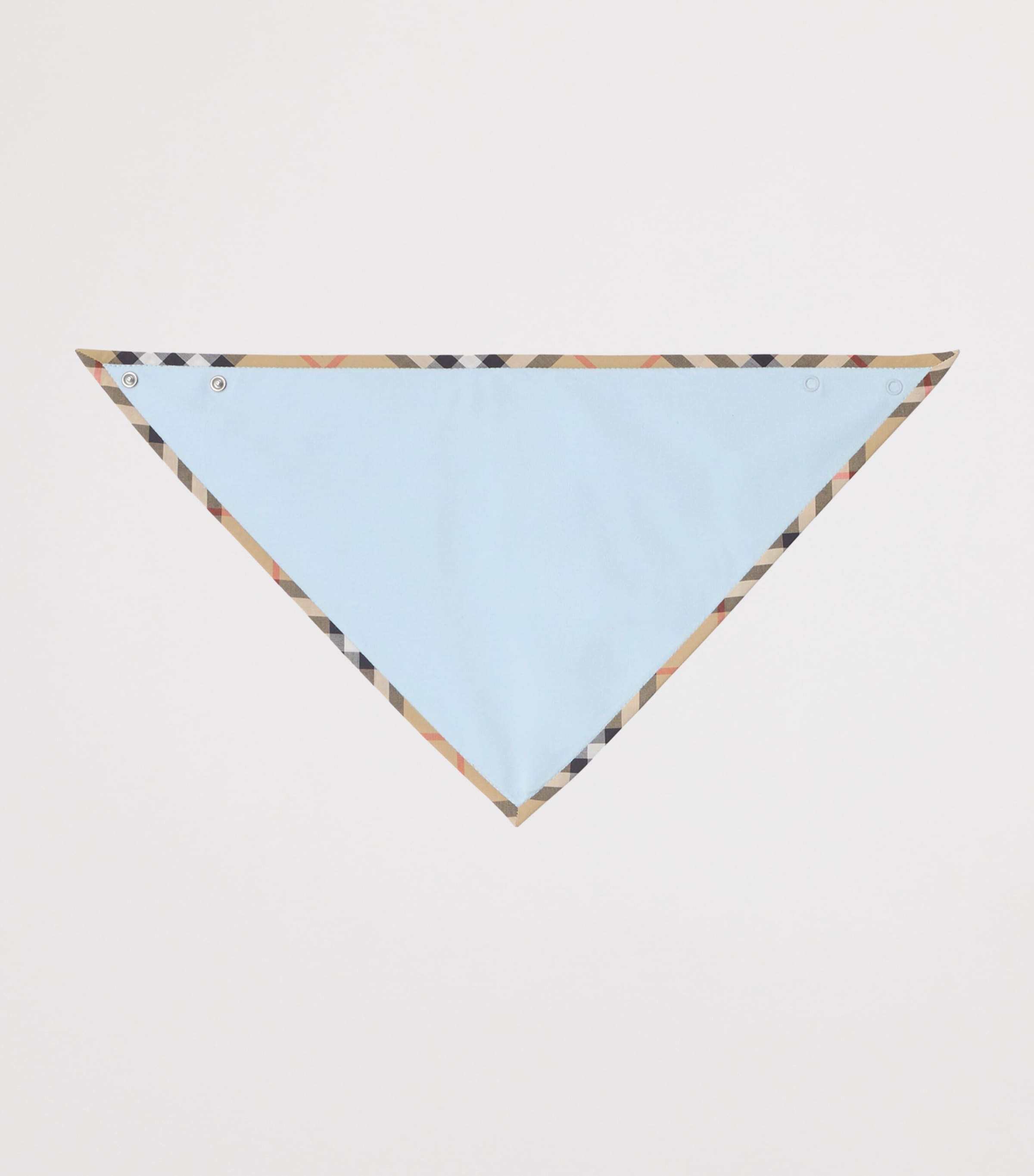 Cotton-Blend All-In-One, Bib and Hat Set (1-18 Months) ICE BLUE Image 3