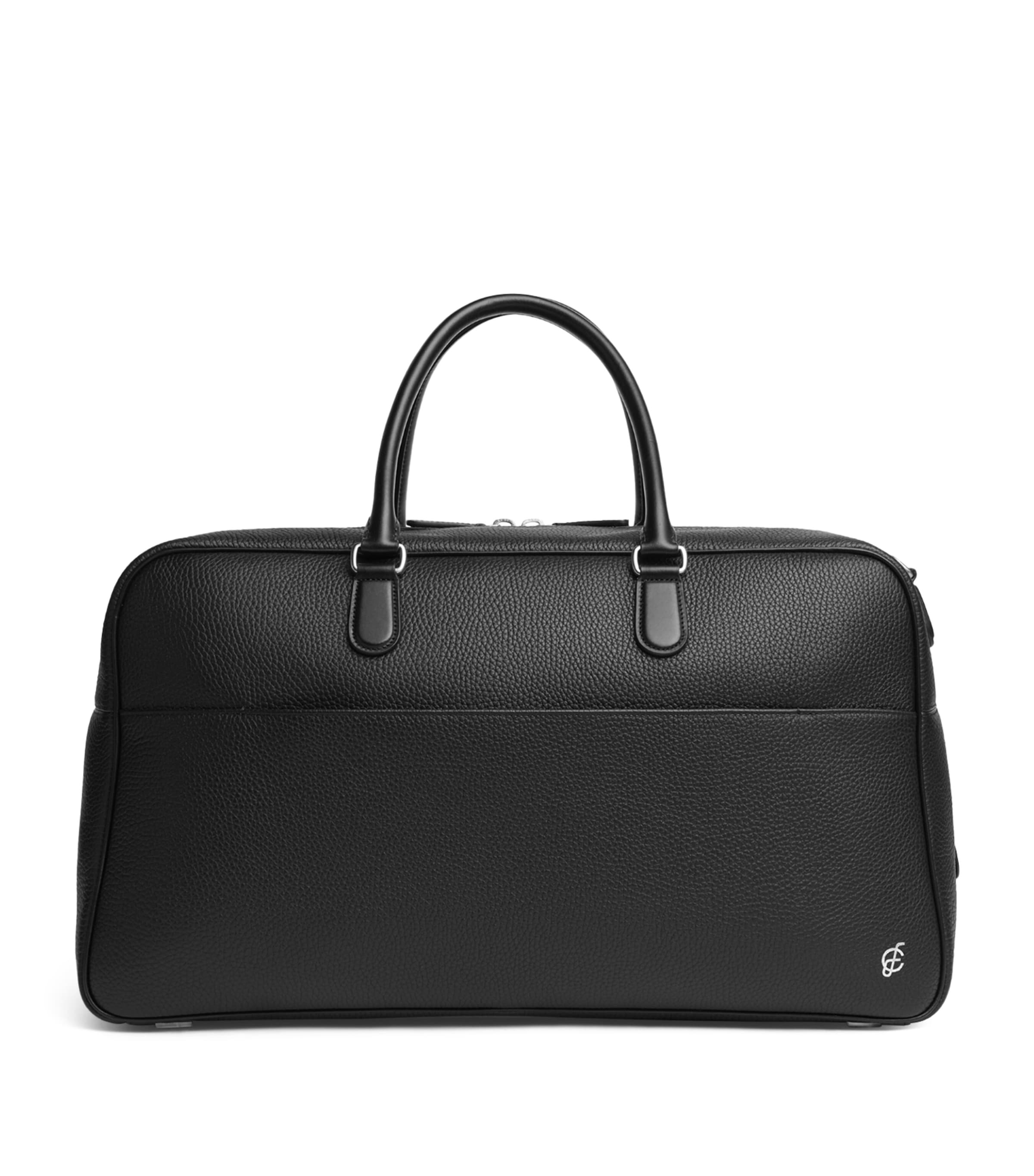 Leather Granville Duffle Bag BLACK Image 1