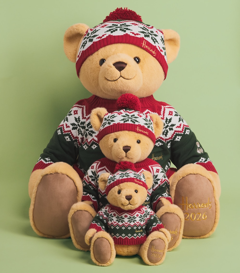 Harrods Christmas Bear 2026 Henry (91.5cm) Green Image 5