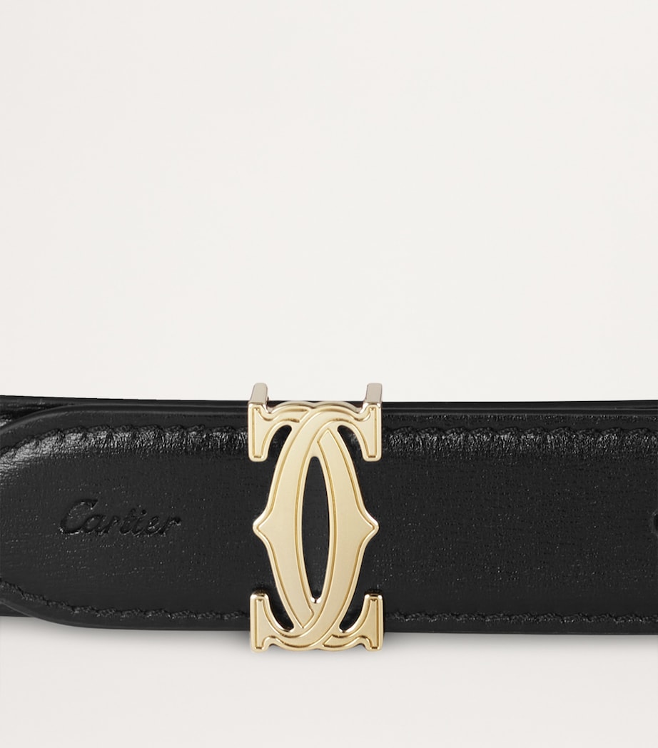 Cartier Reversible C de Cartier Belt Black And Cherry Red Image 7