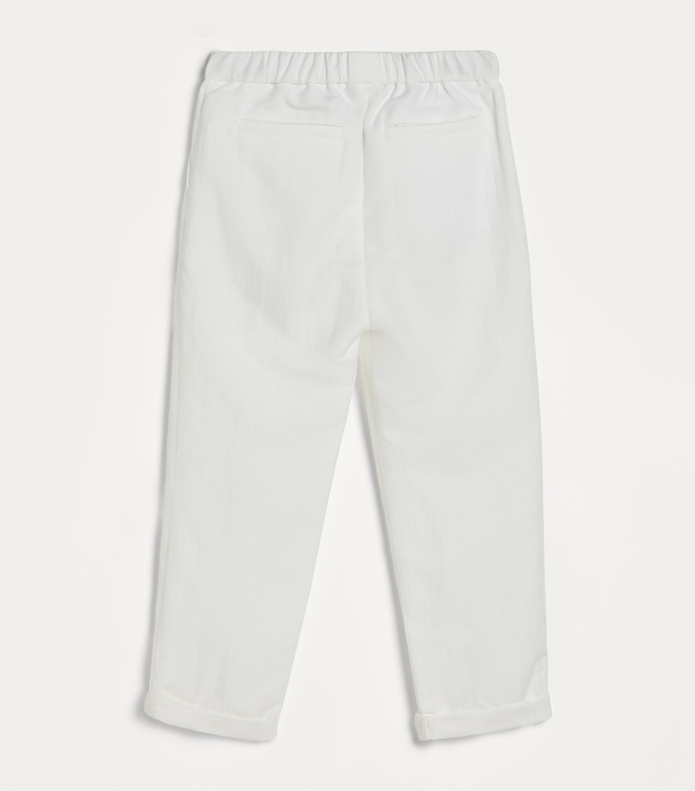 Brunello Cucinelli Kids Linen-Cotton Trousers (4-6 Years) Image 2
