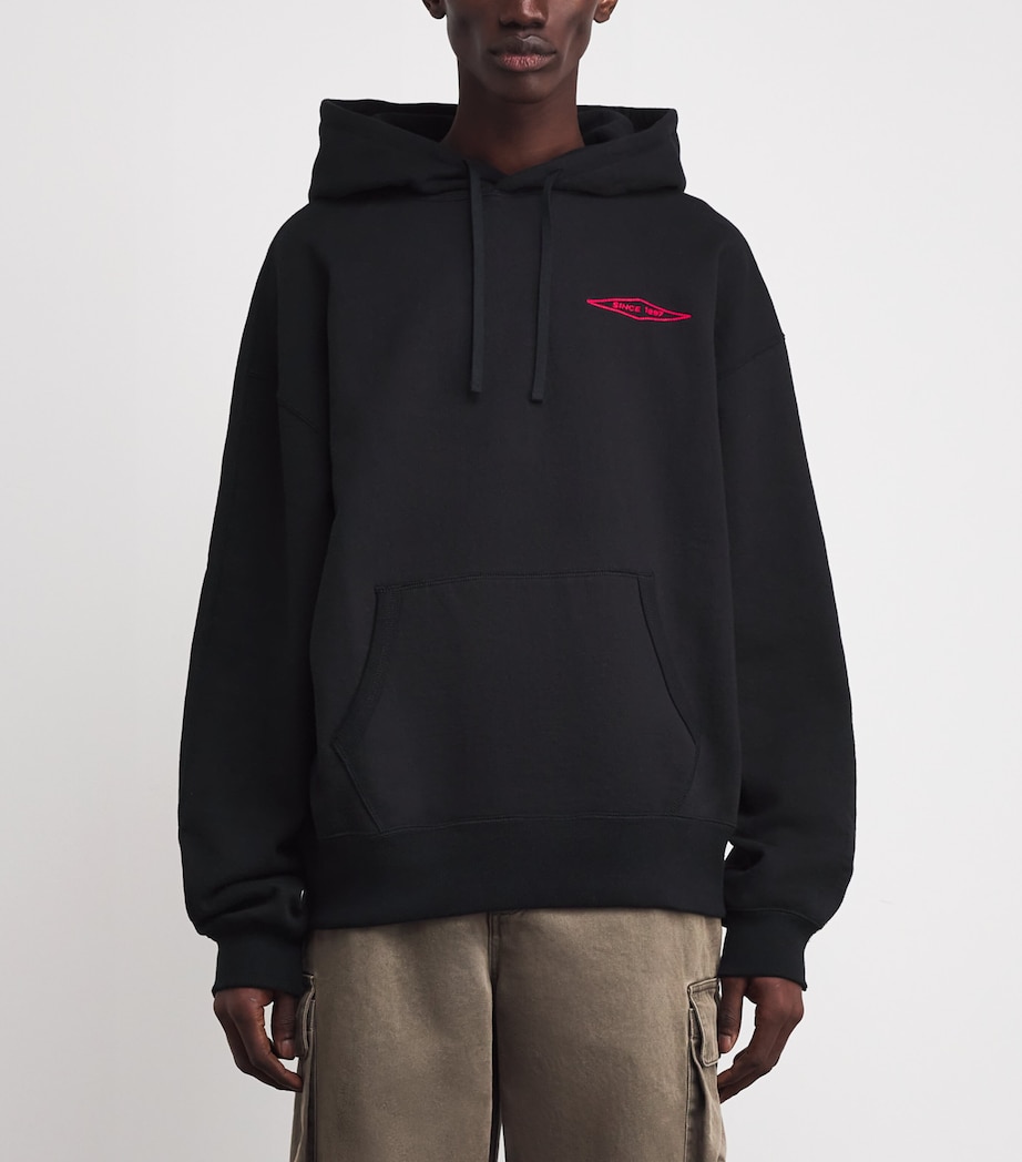 x Filson Oversized Hoodie BLACK X RED Image 3