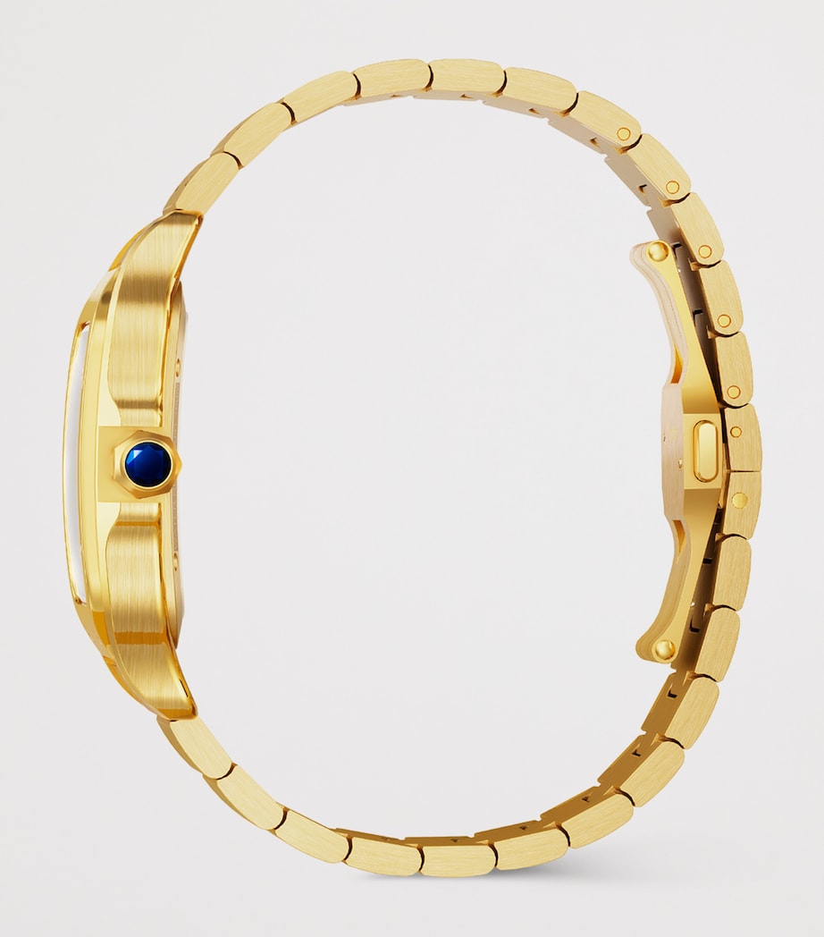 Cartier Large Yellow Gold Santos de Skeleton Watch 28mm Yellow Gold Image 5