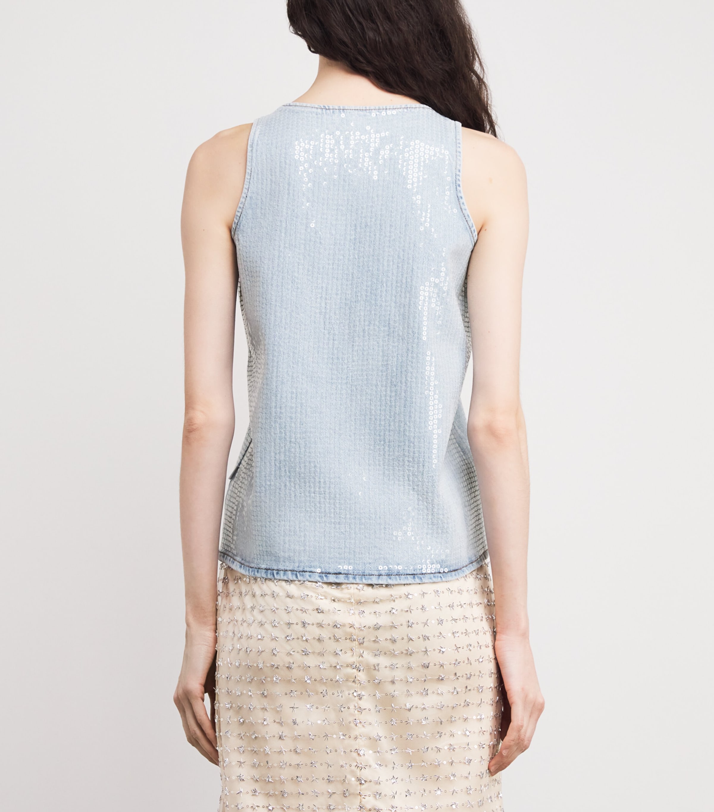 Sequinned Tank Top SHIMMER Image 4