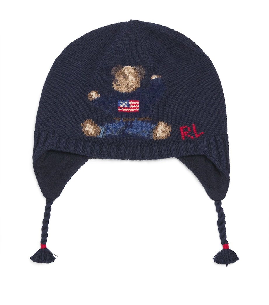 Polo Bear Hat BLUE Image 1