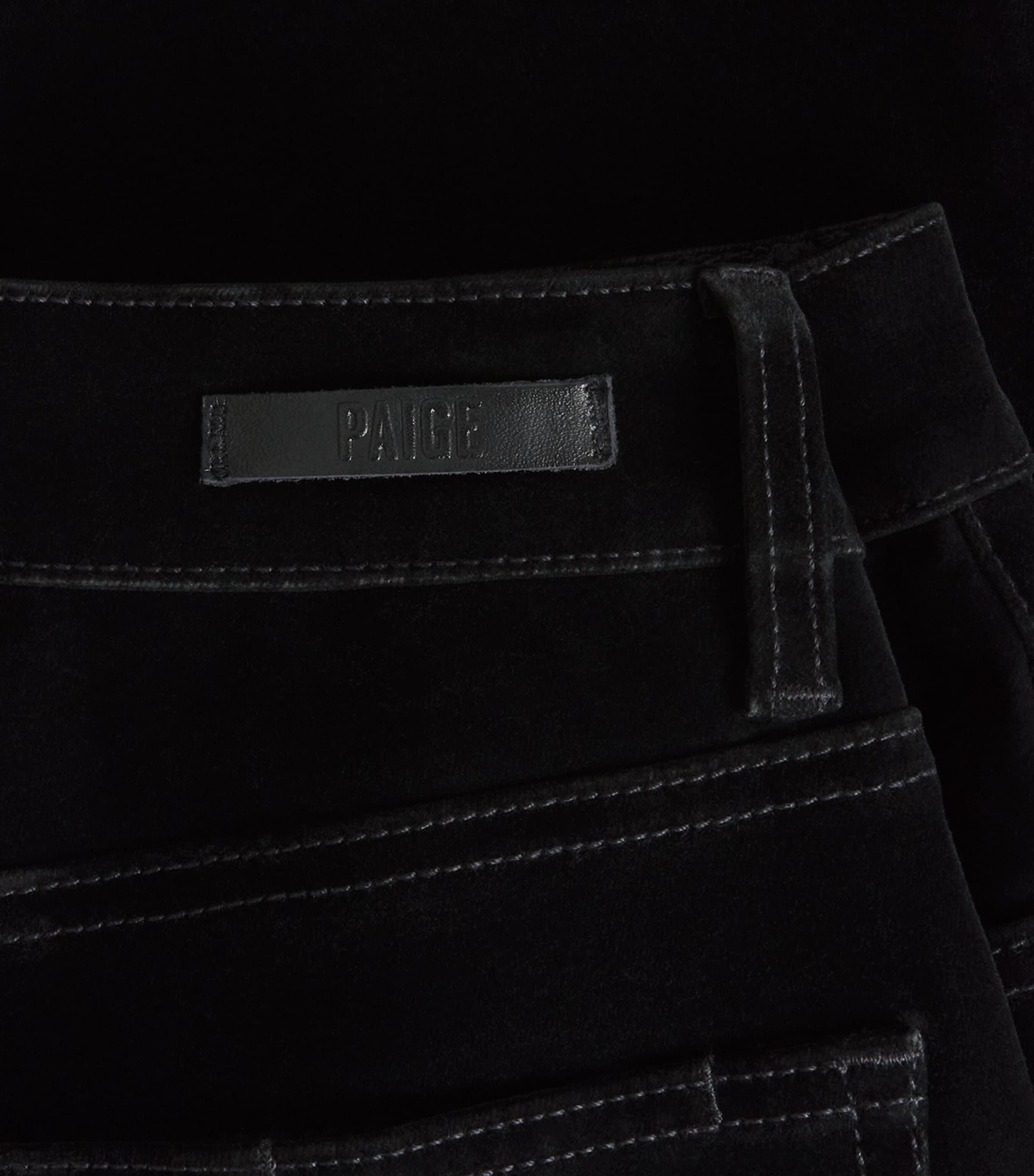 Velvet Stevie High-Rise Straight Jeans ONYX RICH VELVET Image 5