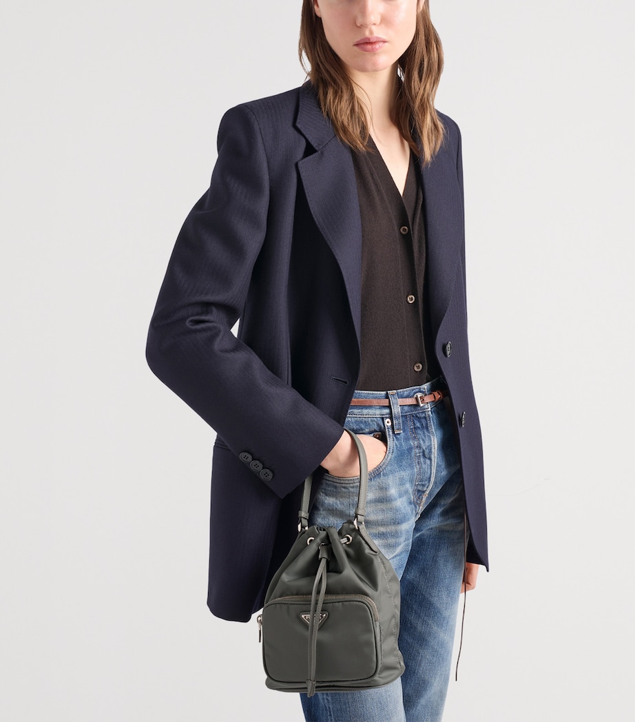 Re-Nylon Duet Bucket Bag F0ST1 Image 2