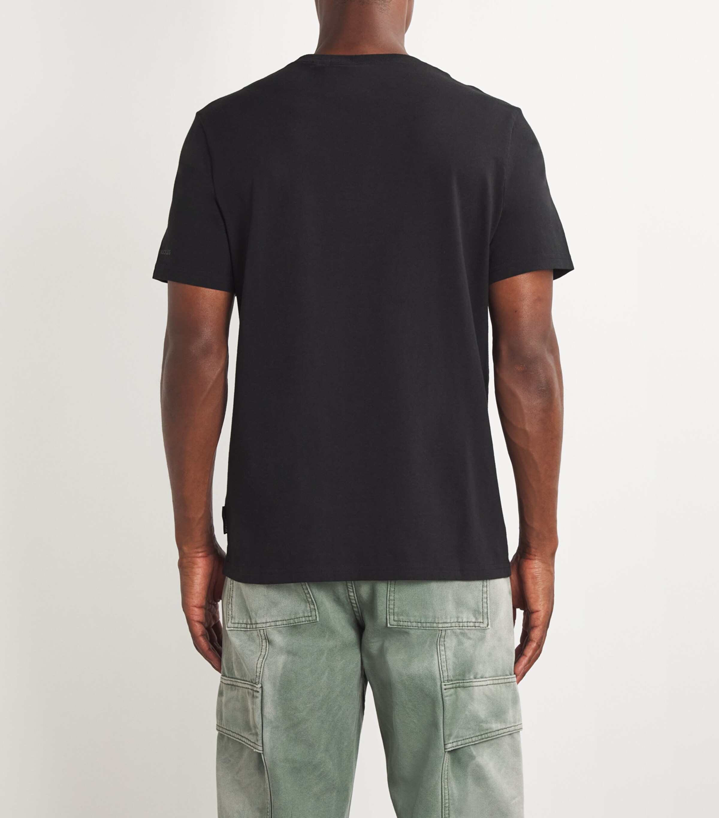 Cotton Satellite T-Shirt 292 - BLACK Image 4