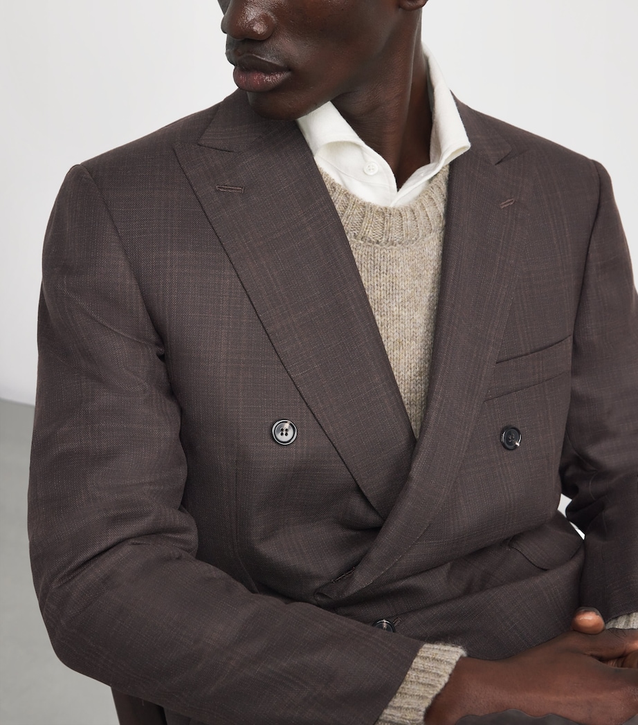 Wool Check 2-Piece Suit 2500 Image 4