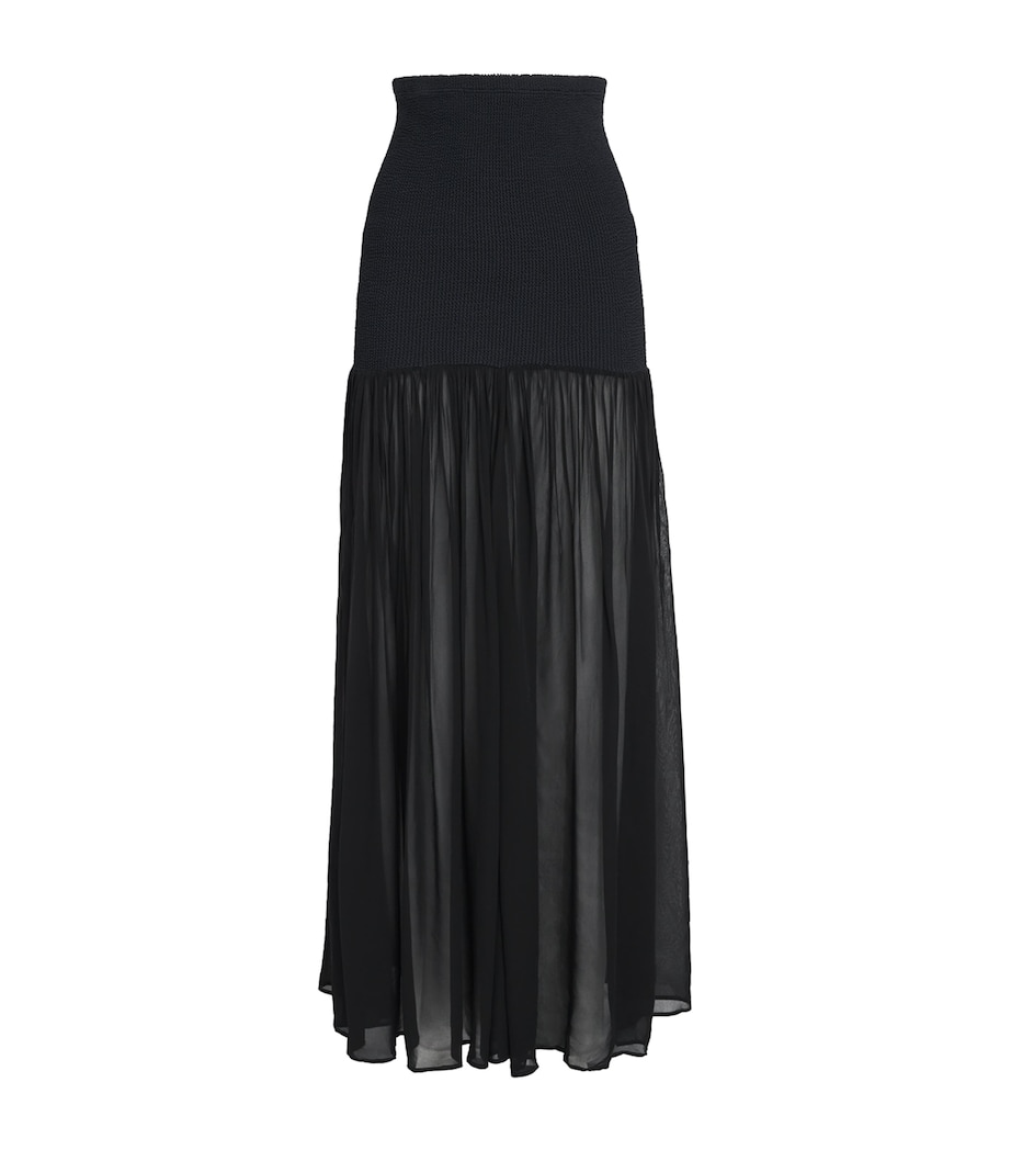 Hybrid Maxi Skirt BLACK Image 1