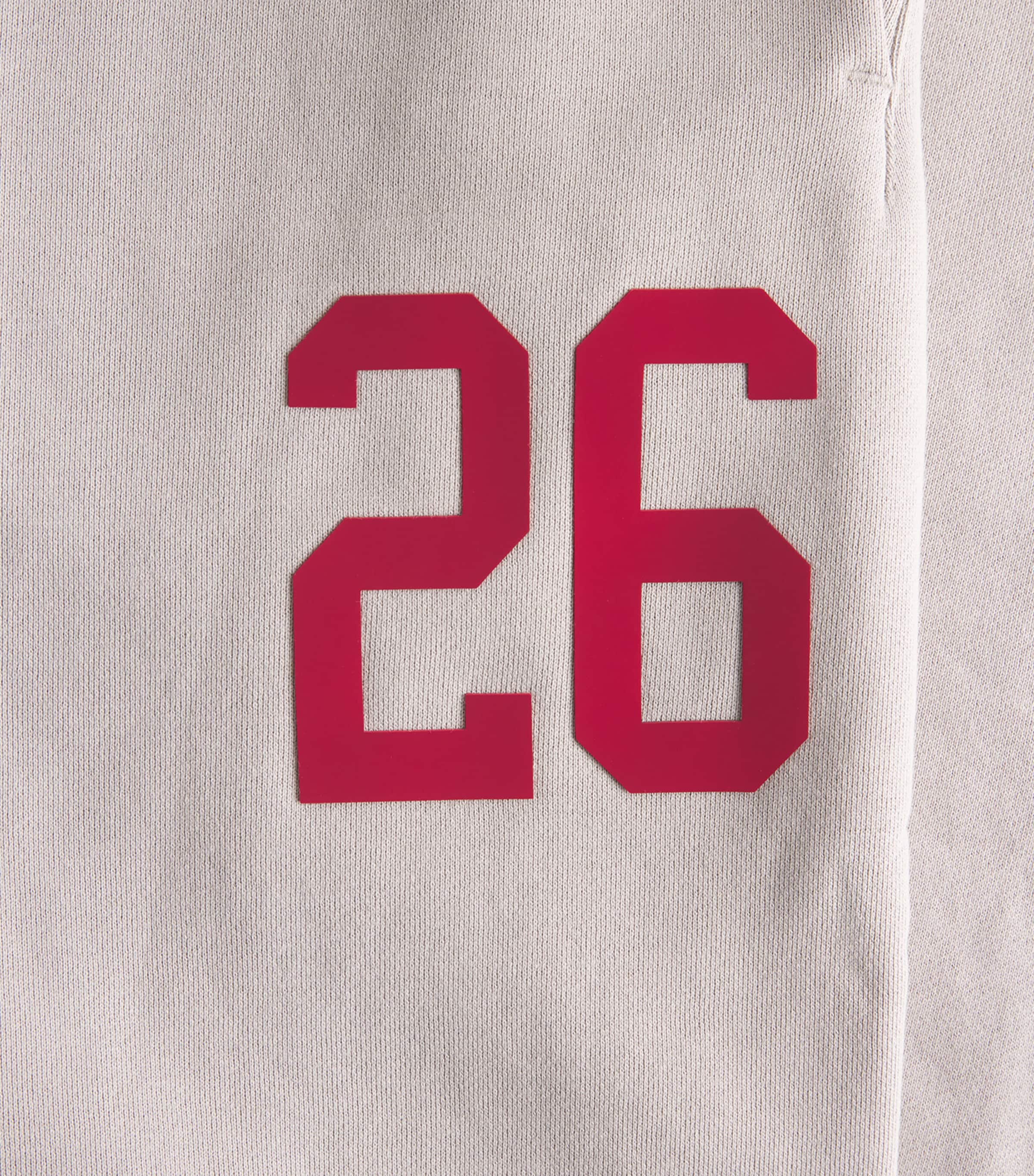 Cotton-Blend Varsity Sweatpants SMOKE GREY Image 5