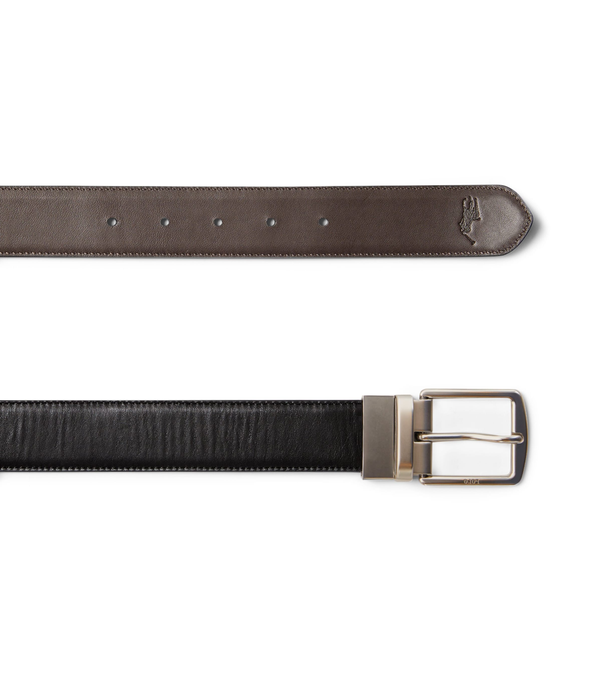 Polo Ralph Lauren Belt and Card Holder Gift Set Black Image 3