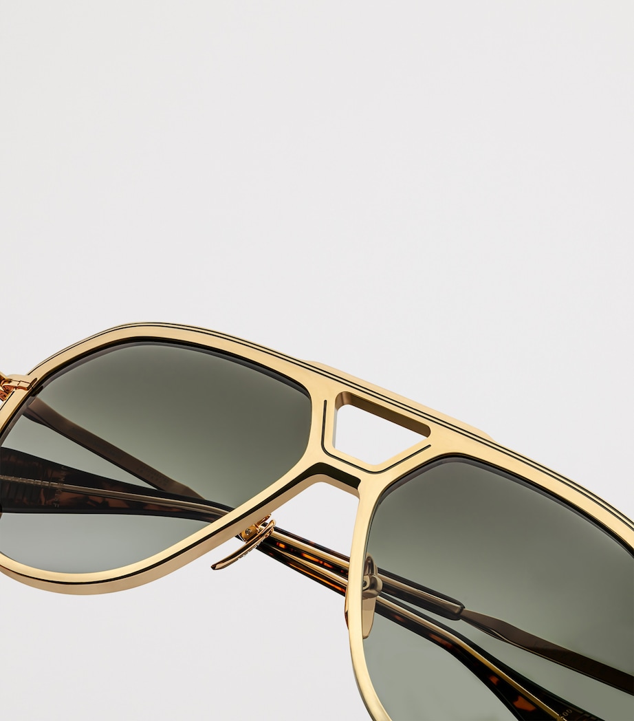 Titanium Aviator Lockheed Sunglasses 17K-AUTUMN Image 3