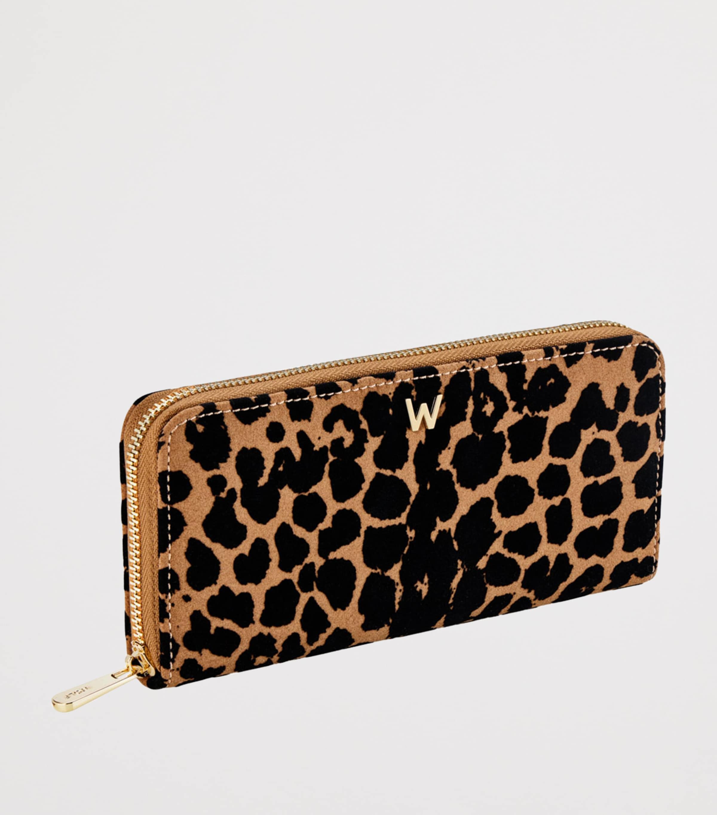 Nubuck Savanna Zip-Up Wallet TAN Image 4