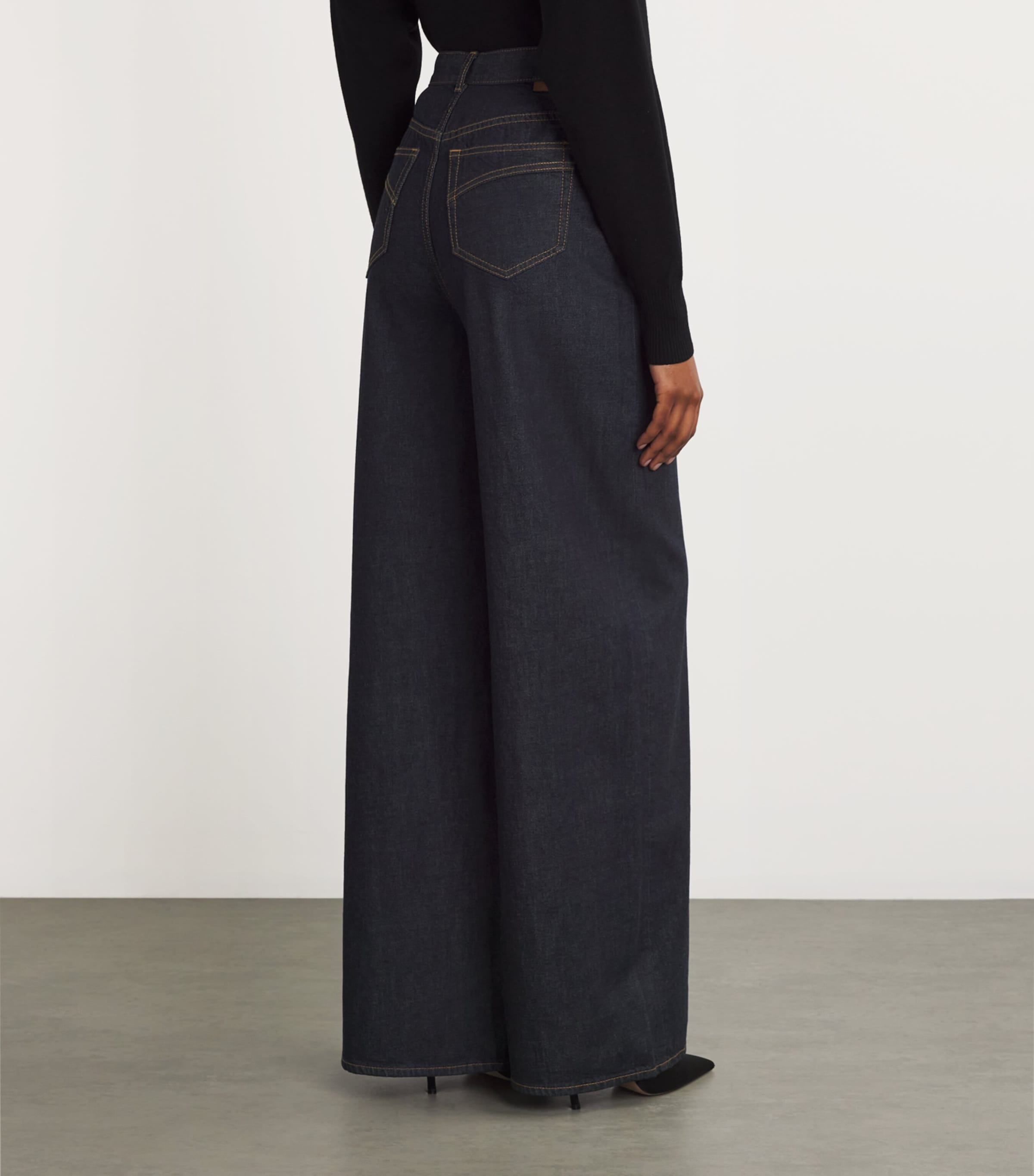 【Zimmermann】Crush wide-leg jeans ZIMMERMANN Crush high-rise wide-leg jeans | NET-A-PORTER