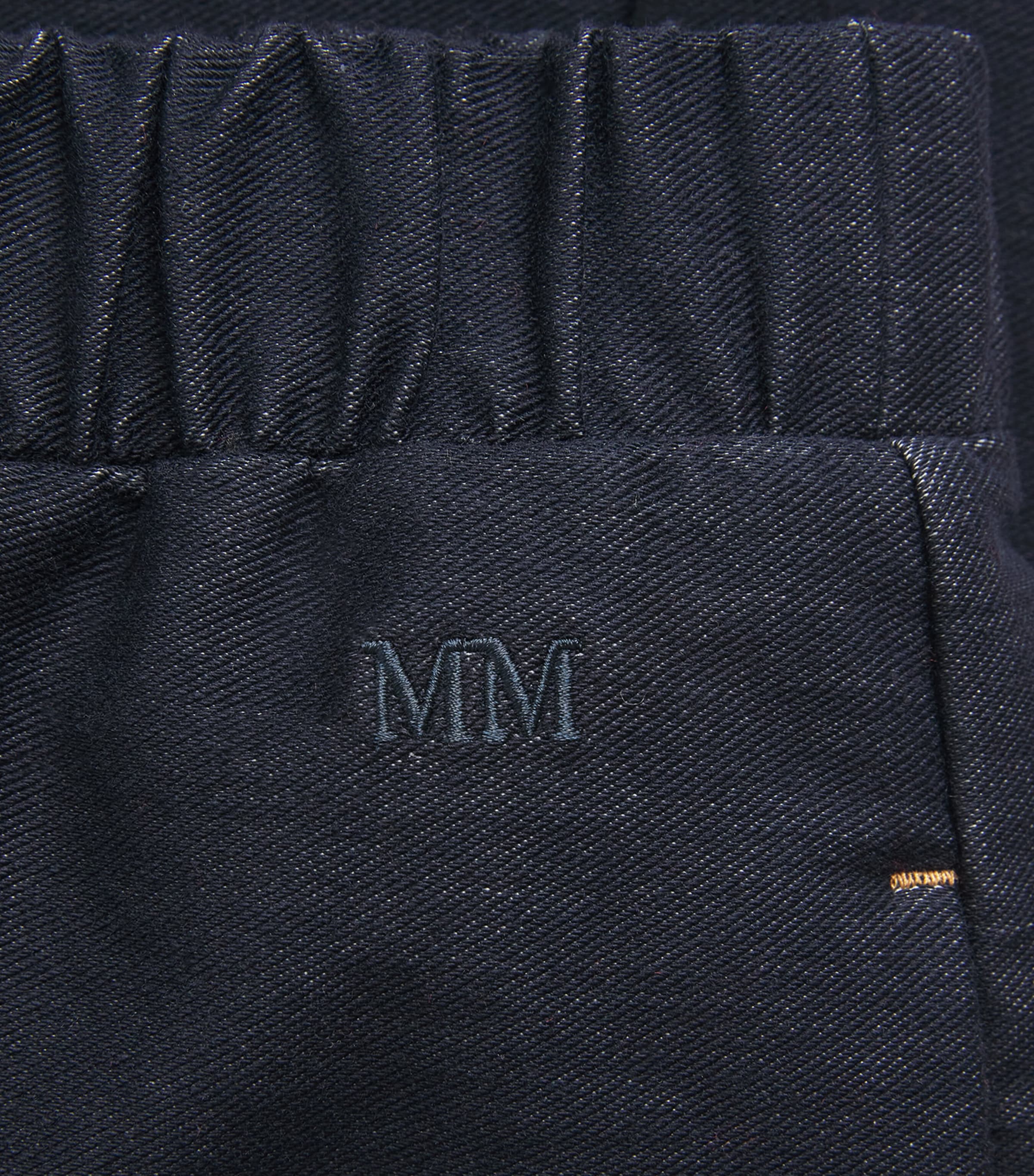 Cotton-Blend Straight Trousers 003 MIDNIGHT BLUE Image 5