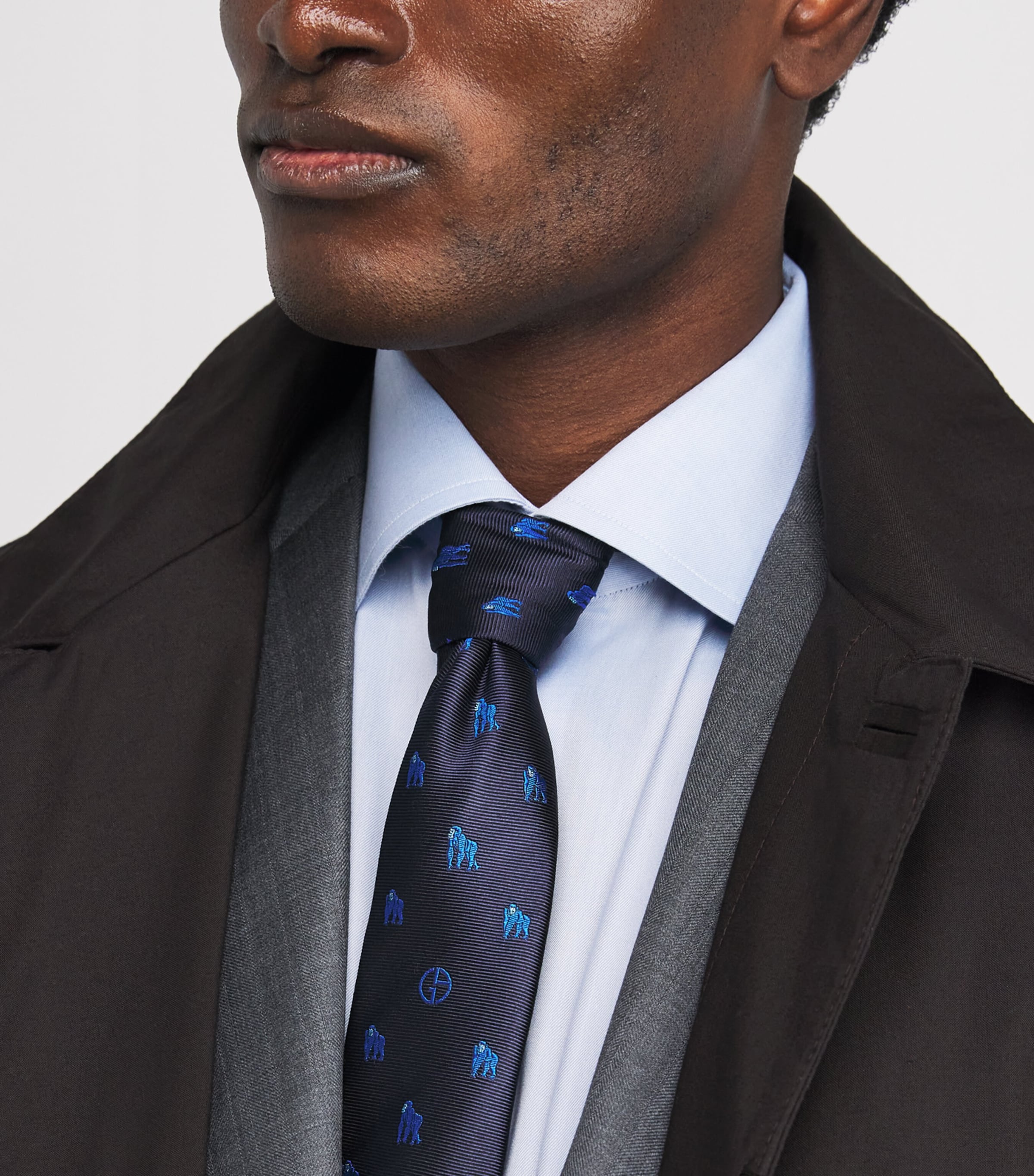 Silk Gorilla Jacquard Tie FB160 Image 2