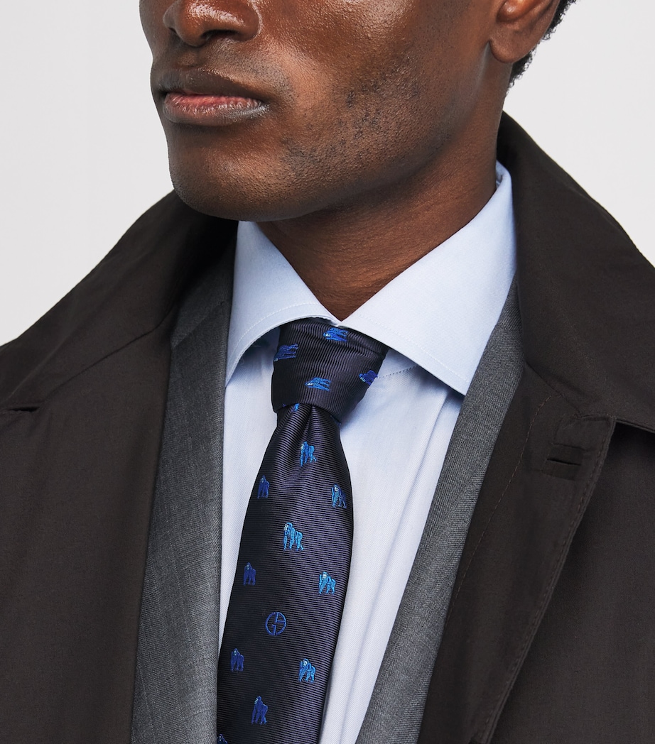 Silk Gorilla Jacquard Tie FB160 Image 2