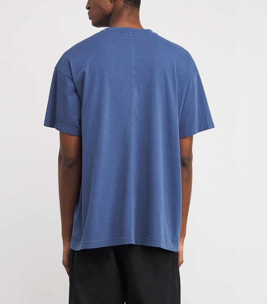 The Row Mens Cotton Lawson T-Shirt Light Blue Image 4