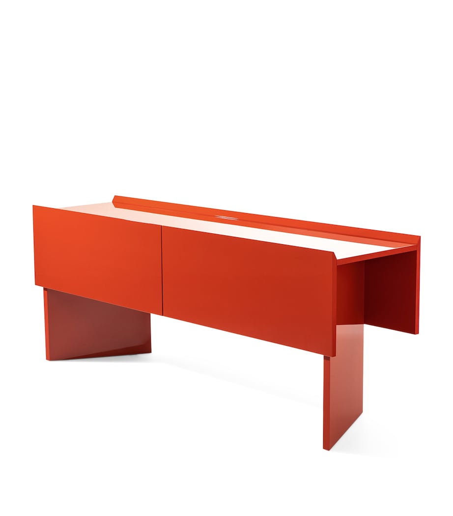 Glossy Hayama Cabinet RED Image 3