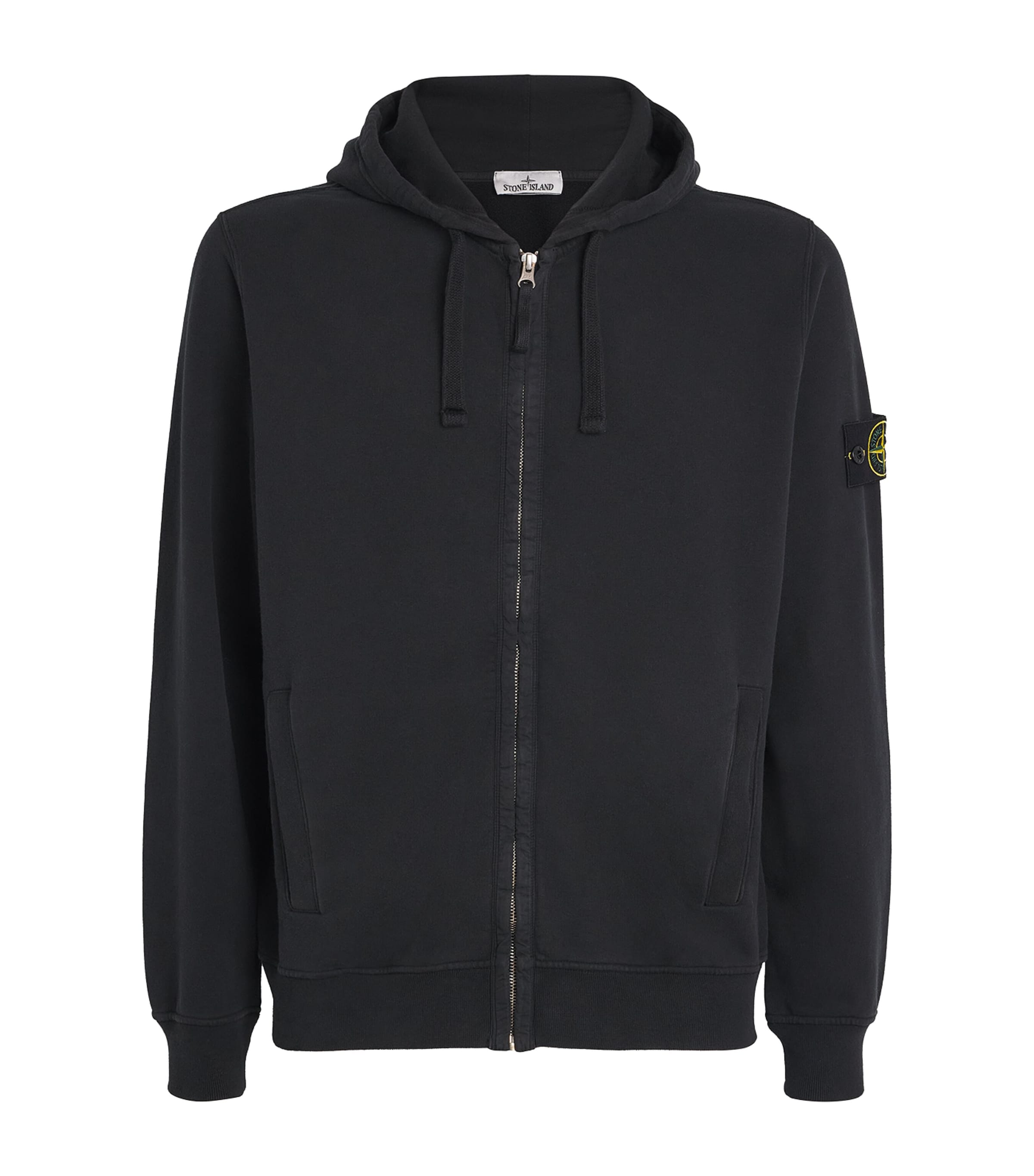 Stone Island Cotton Compass Logo Hoodie | Men Clothing | Sweatshirts & Hoodies | Designers | Stone Island