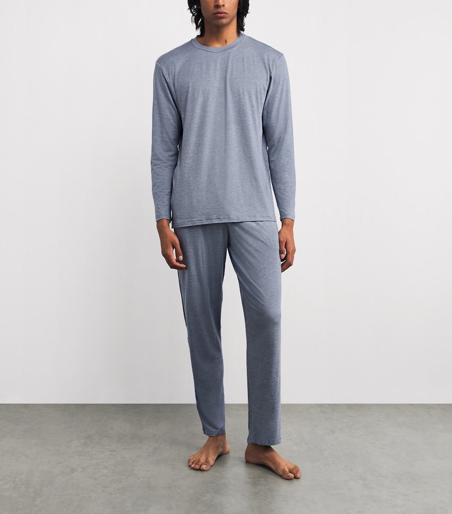 Cosy Comfort Pyjama Set 532 BLUE MELANGE Image 2