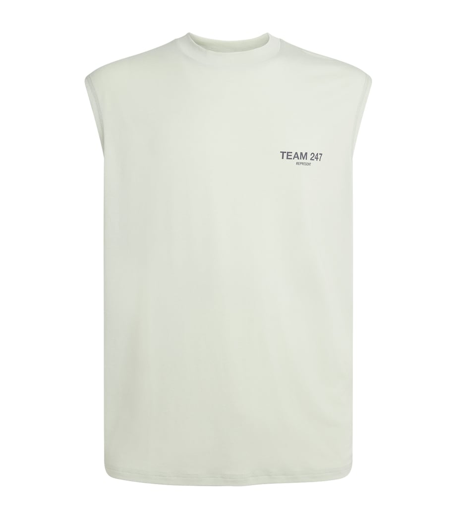 Represent 247 Mens Team Tank Top Fern/graphene Image 1