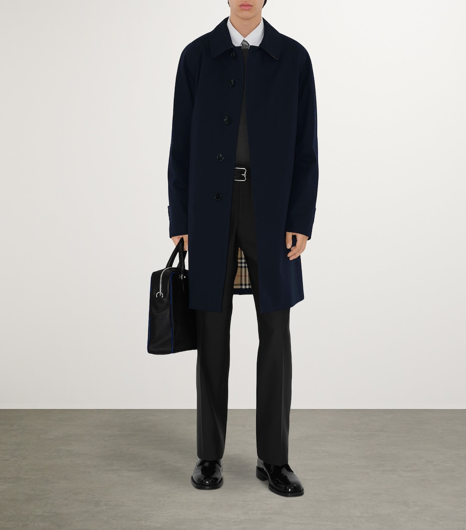 Mid-Length Camden Heritage Car Coat COAL BLUE Image 5