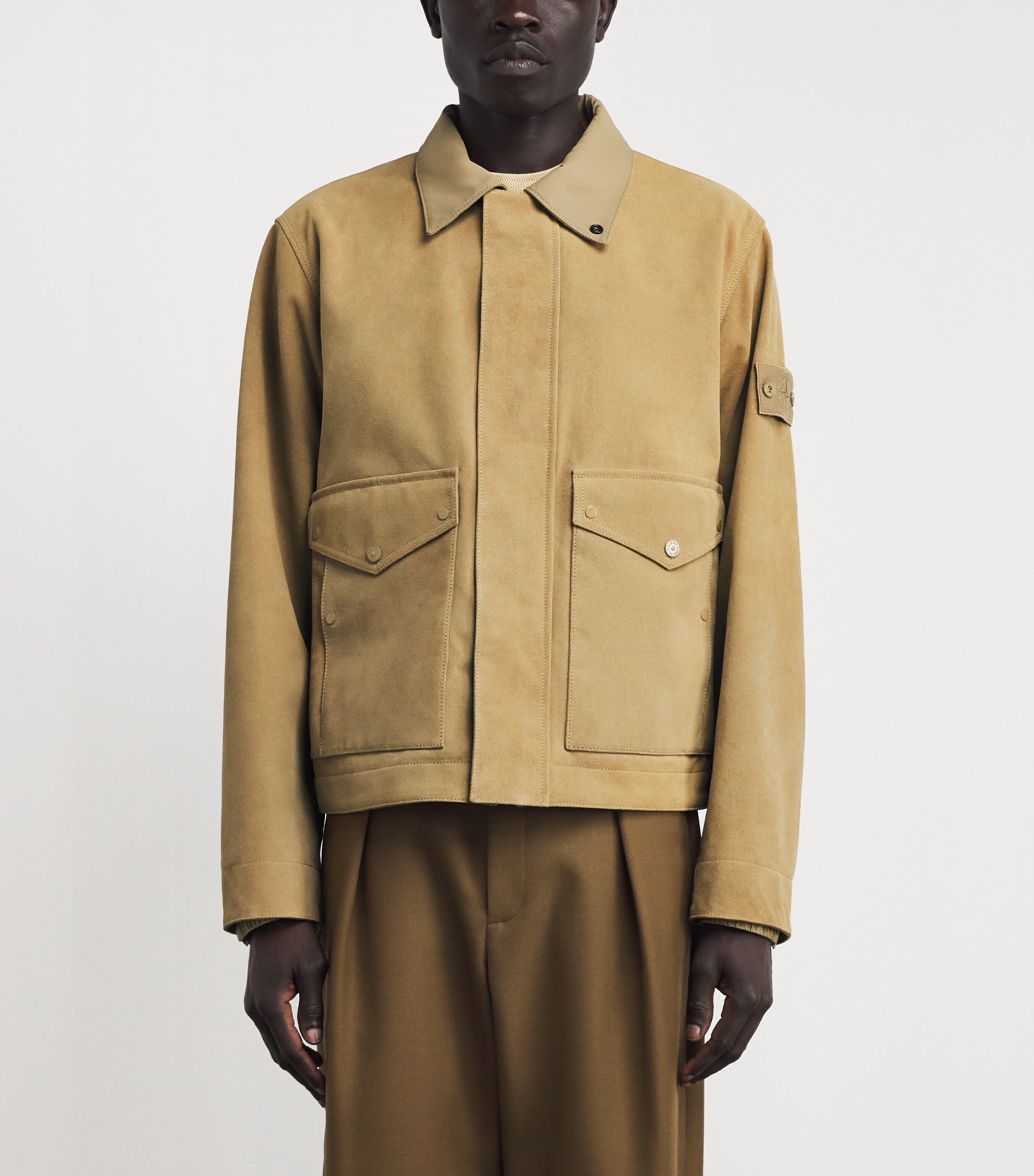 GHOST PIECE Split Leather Jacket V0098 Image 4