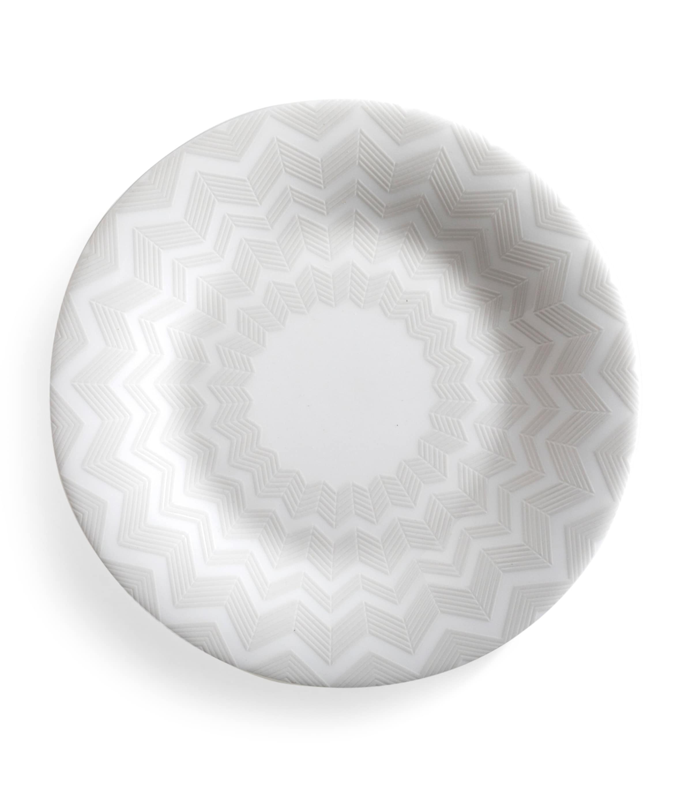 Missoni Zigzag Bread Plate In White