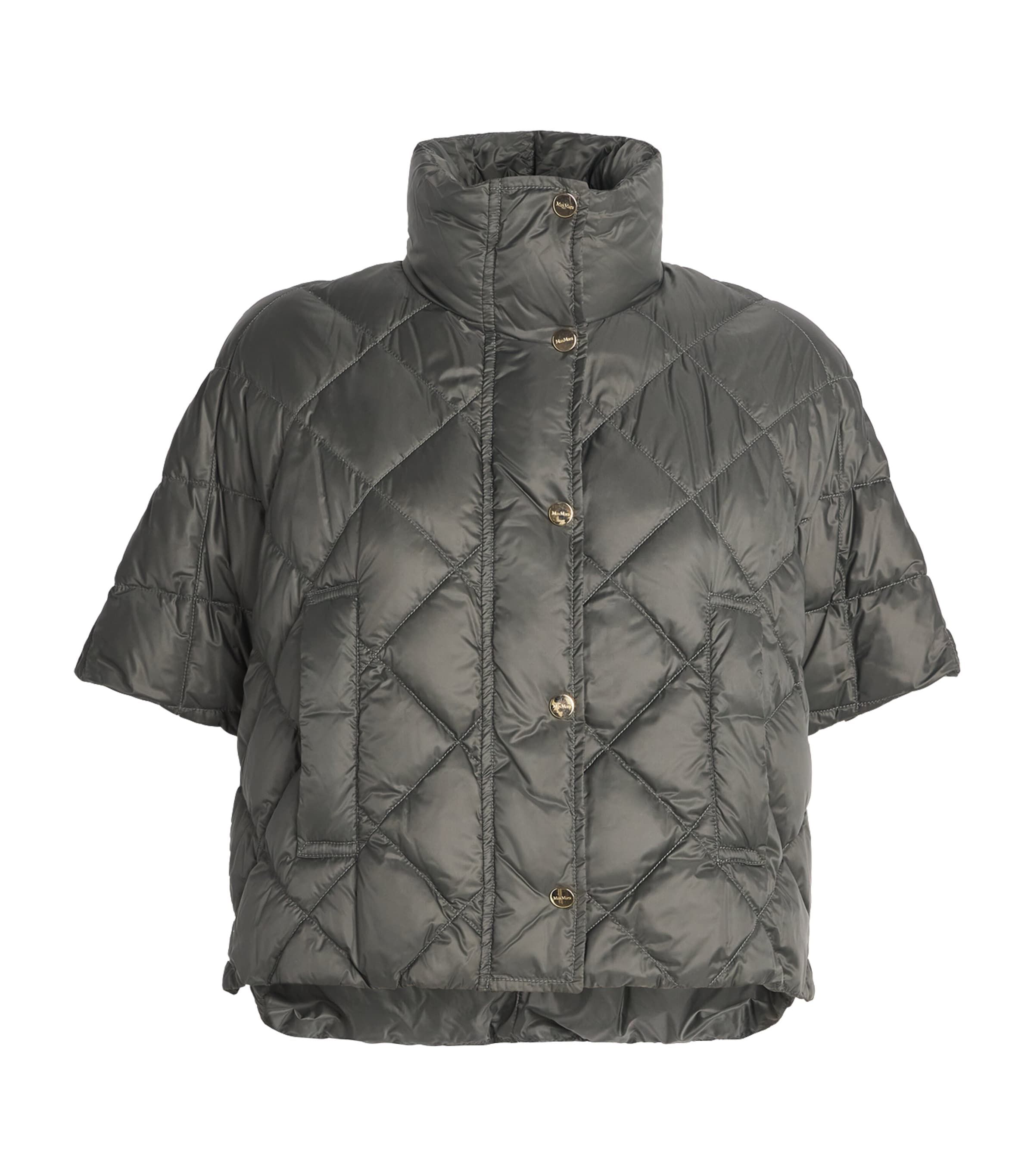Max Mara The Cube Water-repellent Poncho In Green