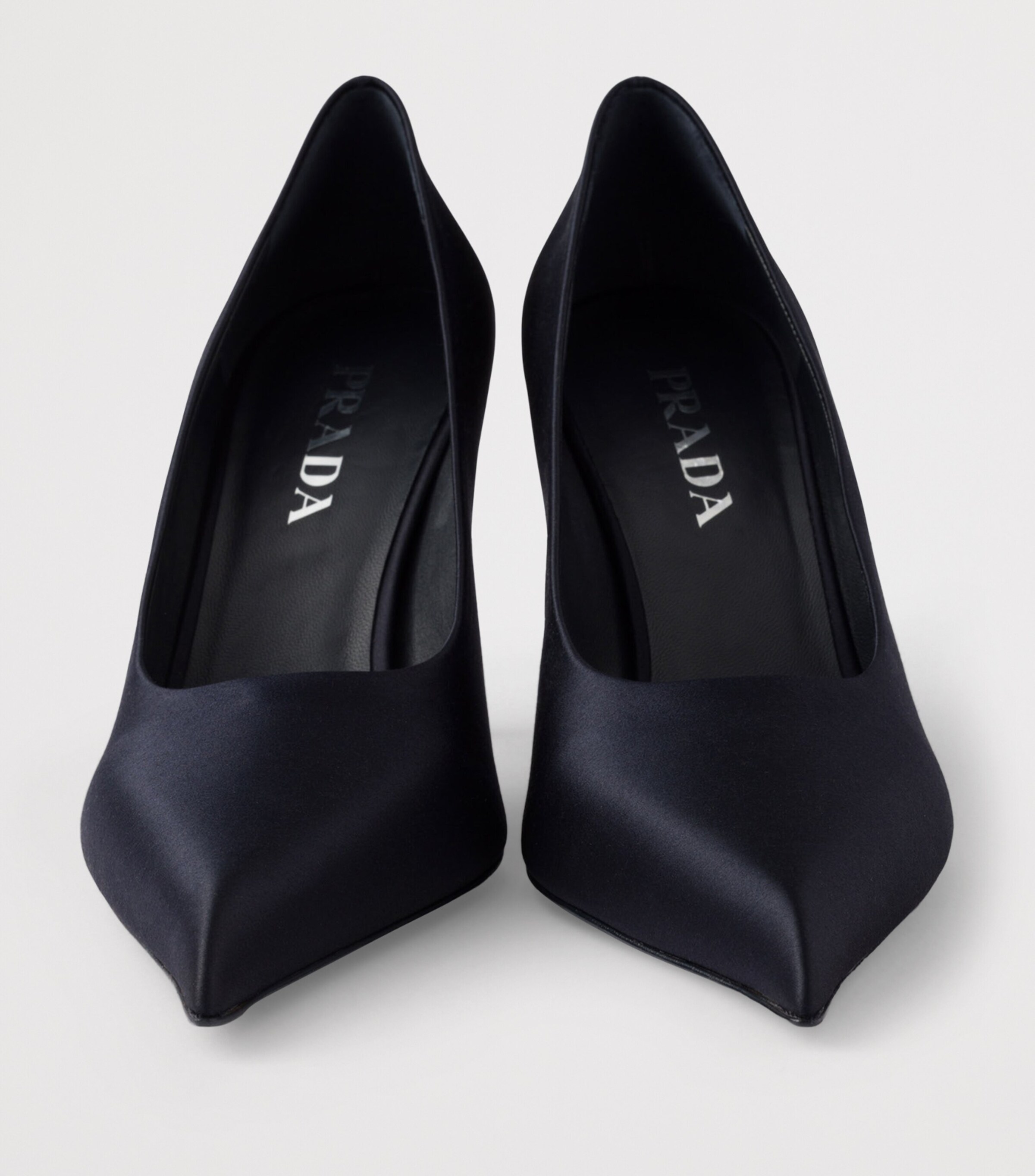 Prada Satin Pumps 85 Blue Image 6
