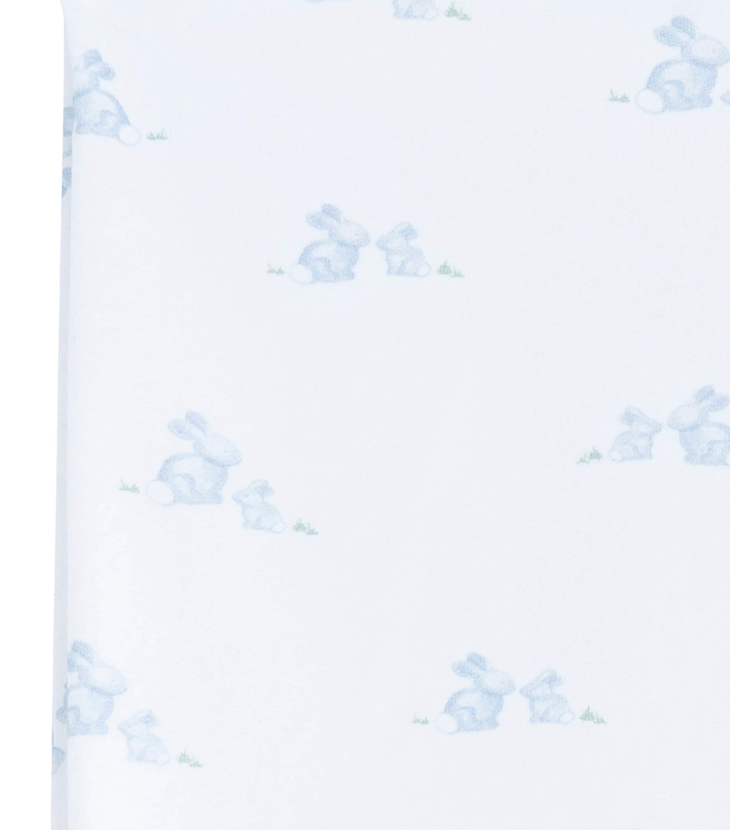 Organic Cotton Lapinou Bunny Blanket PALE BLUE BUNNY Image 2