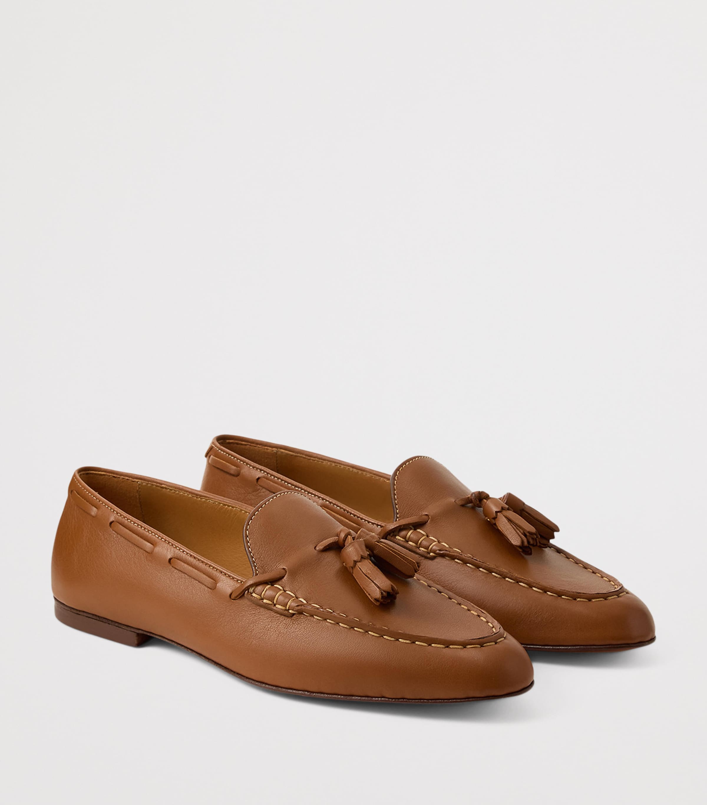 Calfskin Tassel Loafers LIGHT/PASTEL Image 3