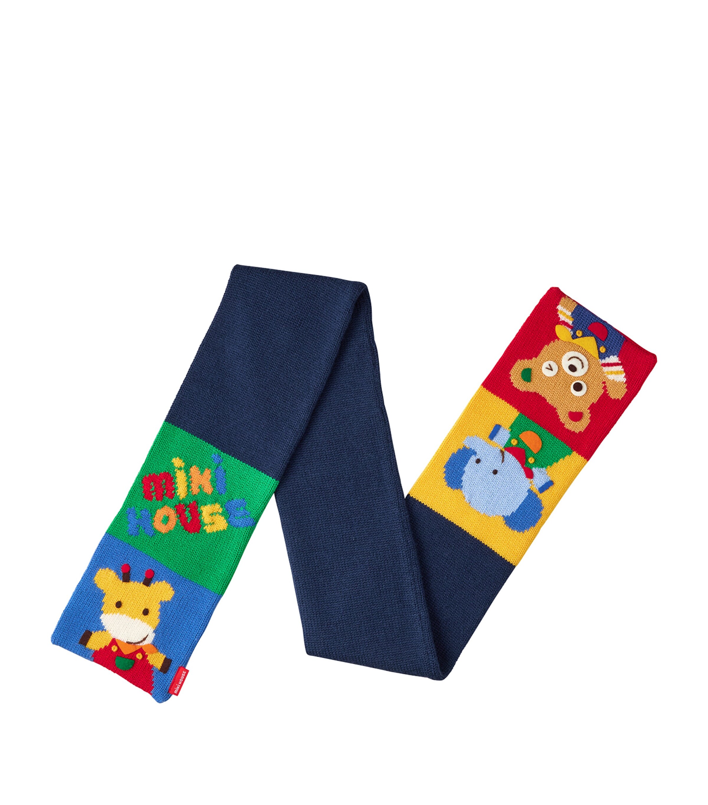 Miki House Wool-Blend Scarf | Boys Accessories | Scarves | Designers | Miki House