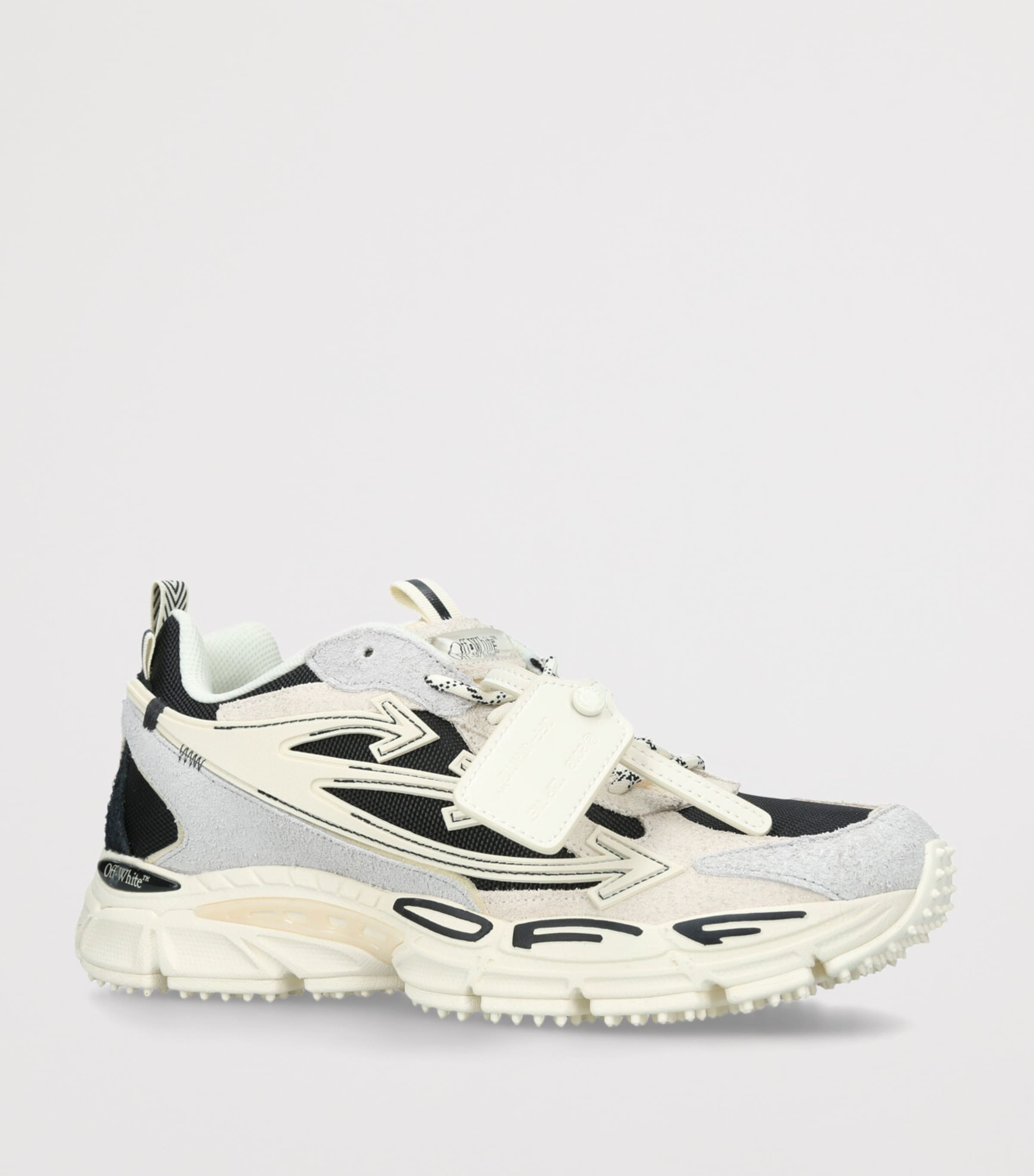 Suede Be Right Back Sneakers WHITE/BLK Image 3