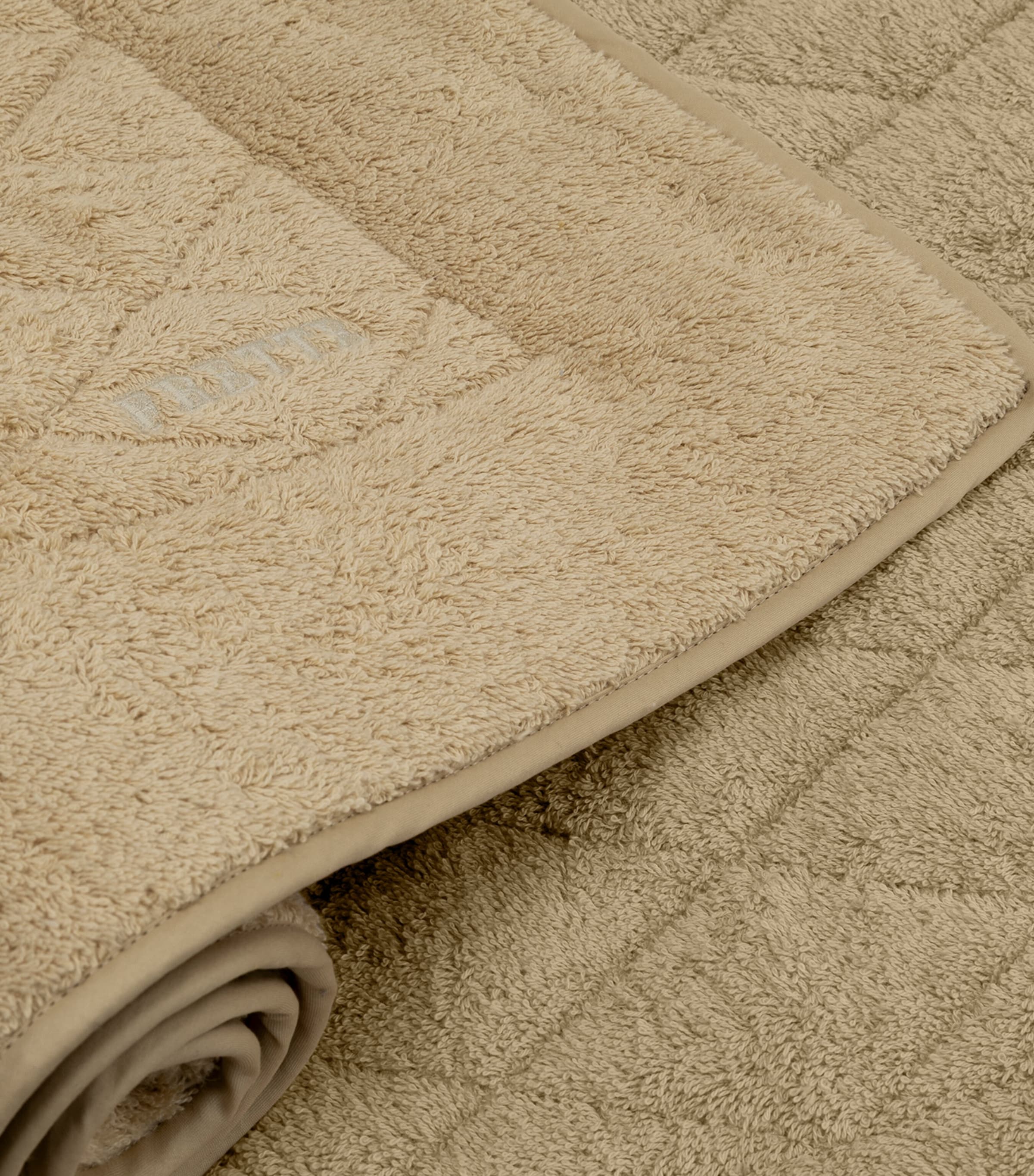 Frette Unito Bath Mat (54cm x 87cm) Golden Beige Image 2