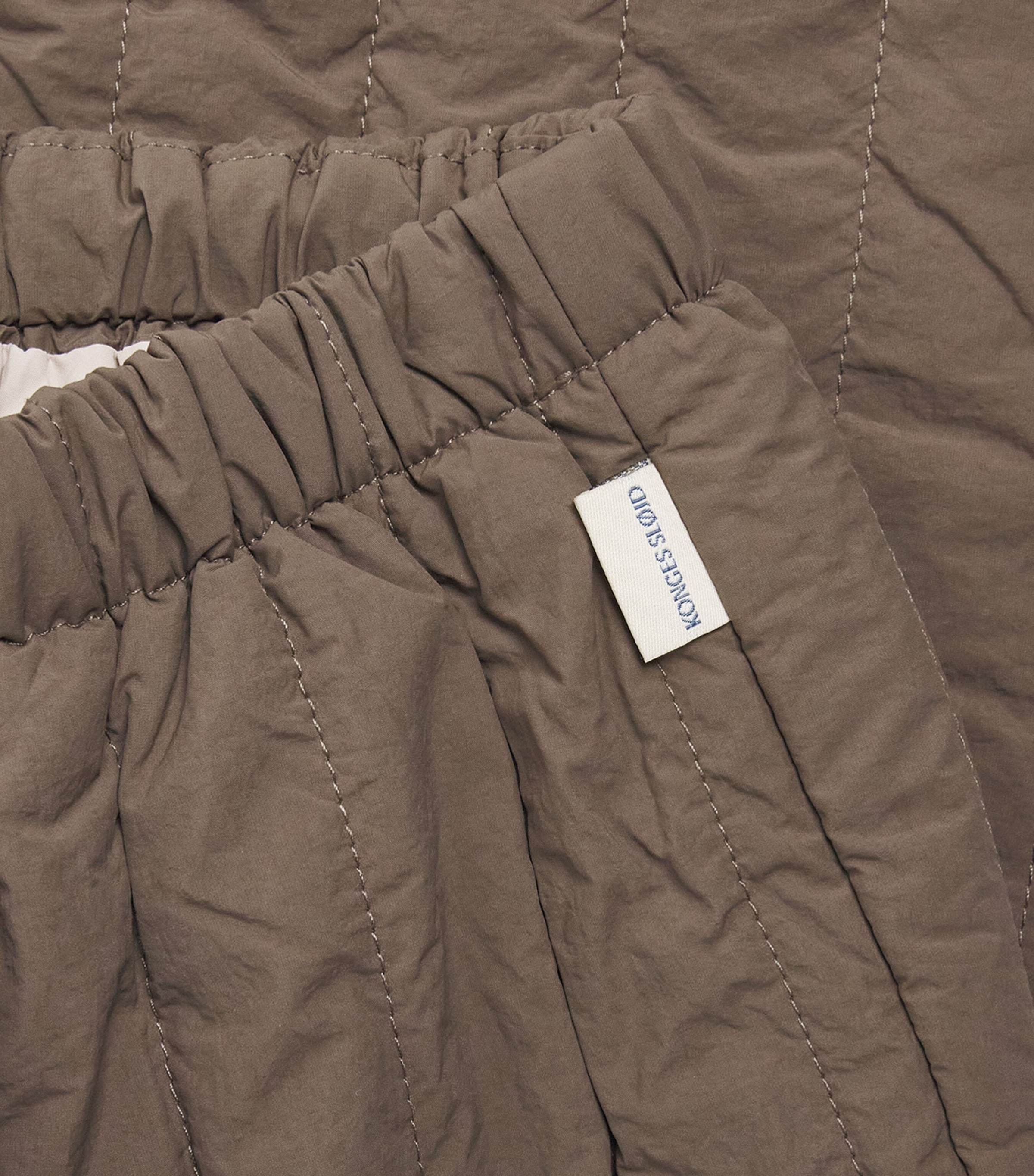 KONGES SLOJD Quilted Juno Sweatpants (18 Months-10 Years) Walnut Image 3