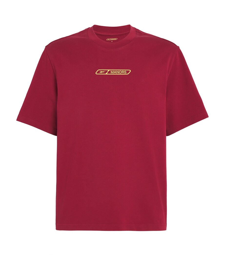 x Reebok Cotton Logo T-Shirt BURGUNDY Image 1
