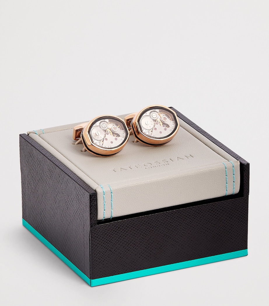 Skeleton Cufflinks ROSE GOLD COLOUR Image 3