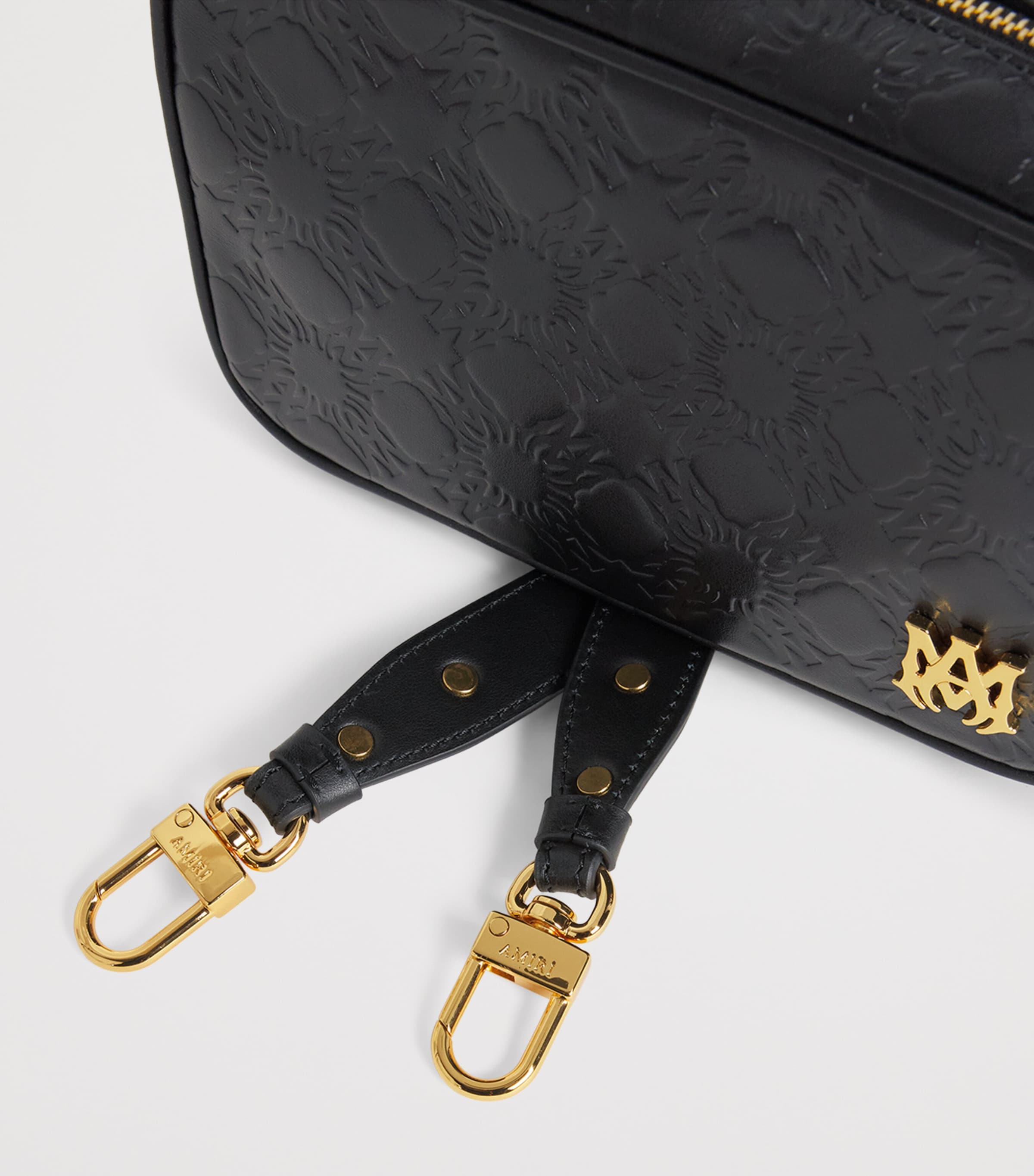 Leather MA Quad Camera Case BLACK Image 6